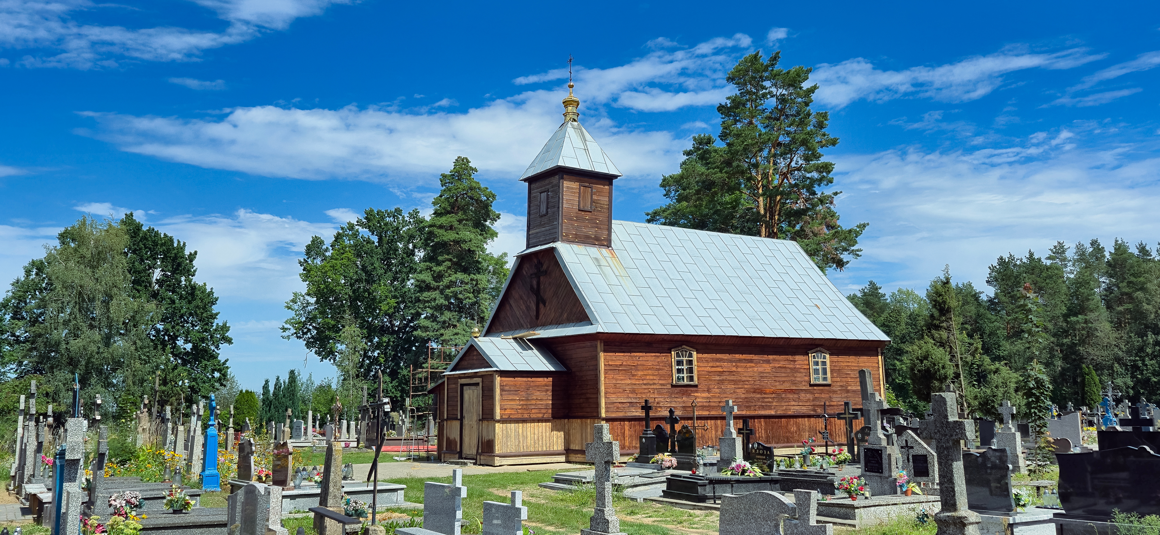 The cementary chapel close to Wygoda village
