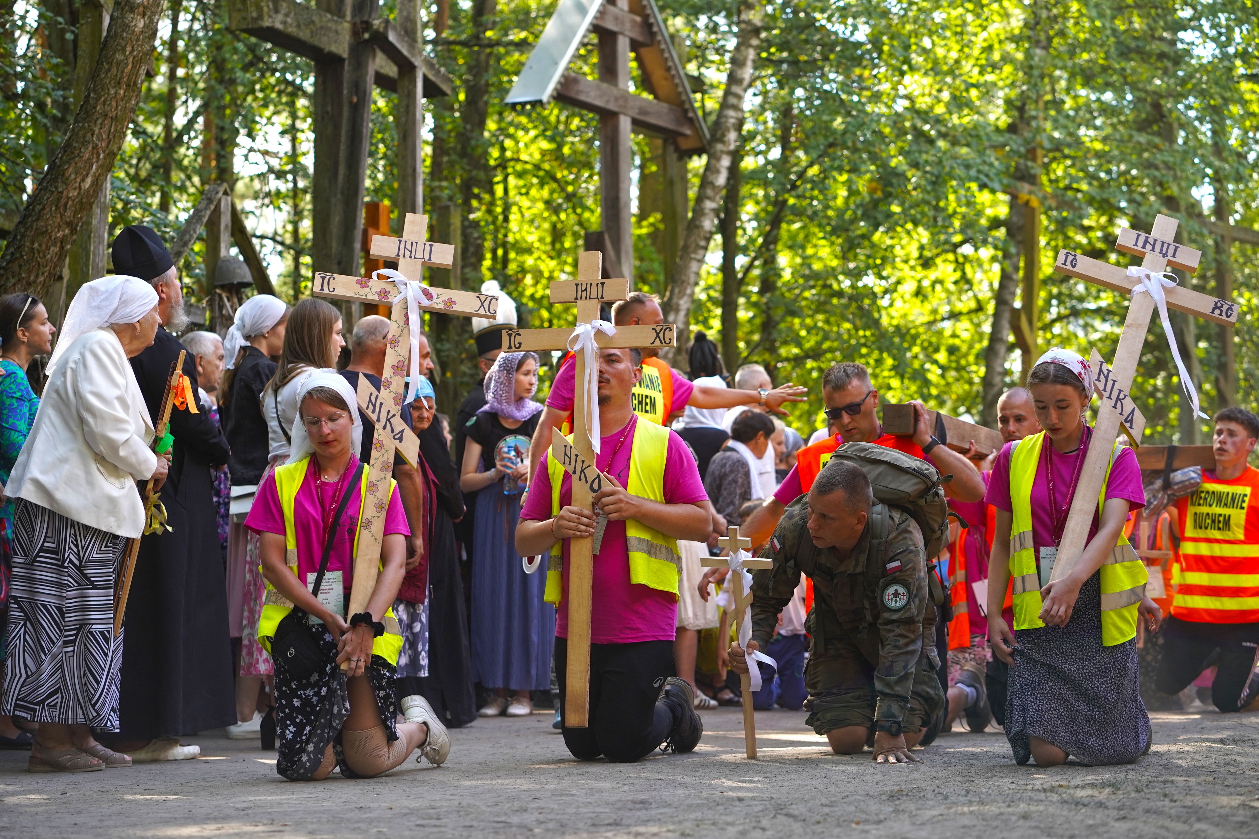 Coming of 40th pilgrimage from Białystok to the Holy Mount of Grabarka