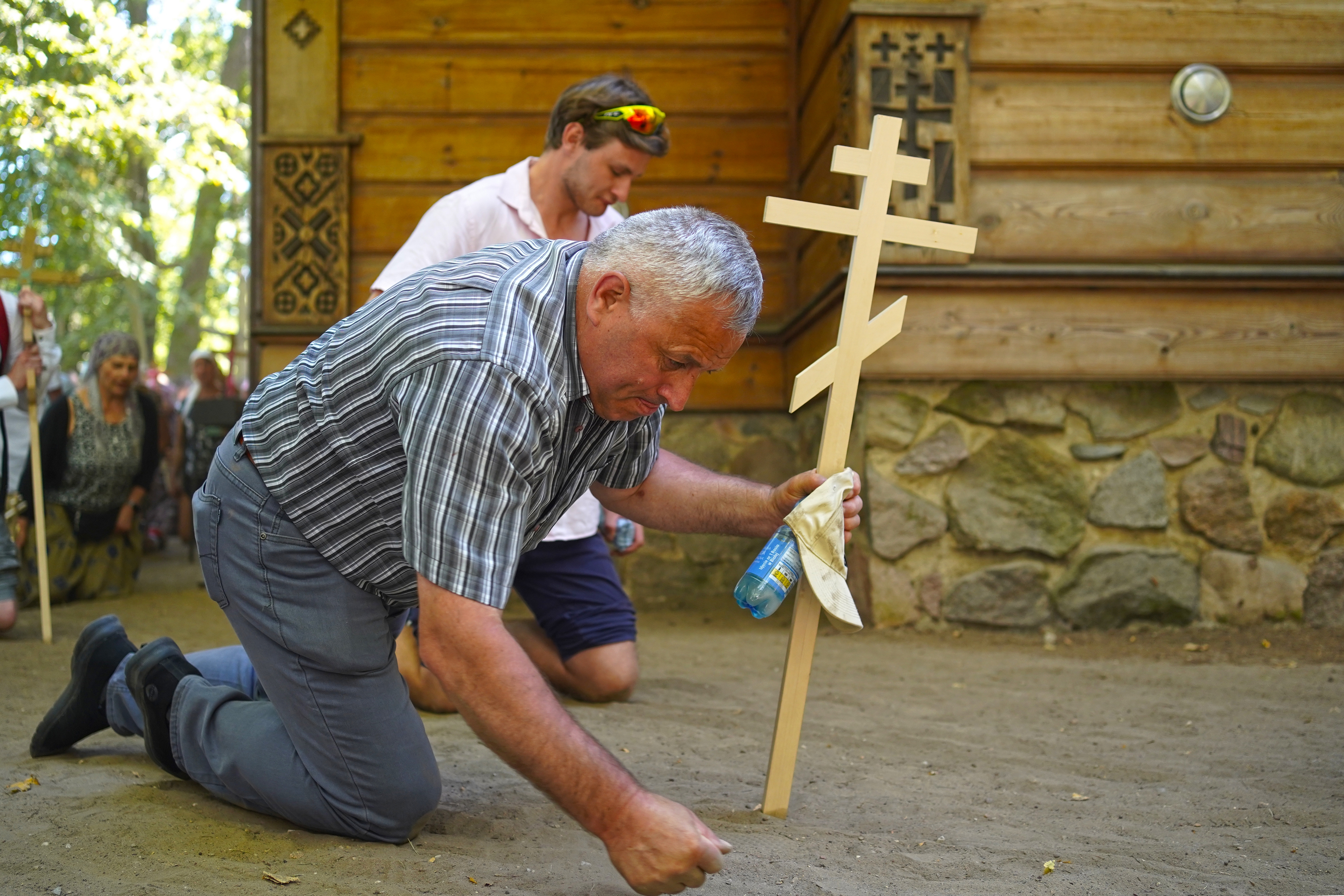 Coming of 40th pilgrimage from Białystok to the Holy Mount of Grabarka