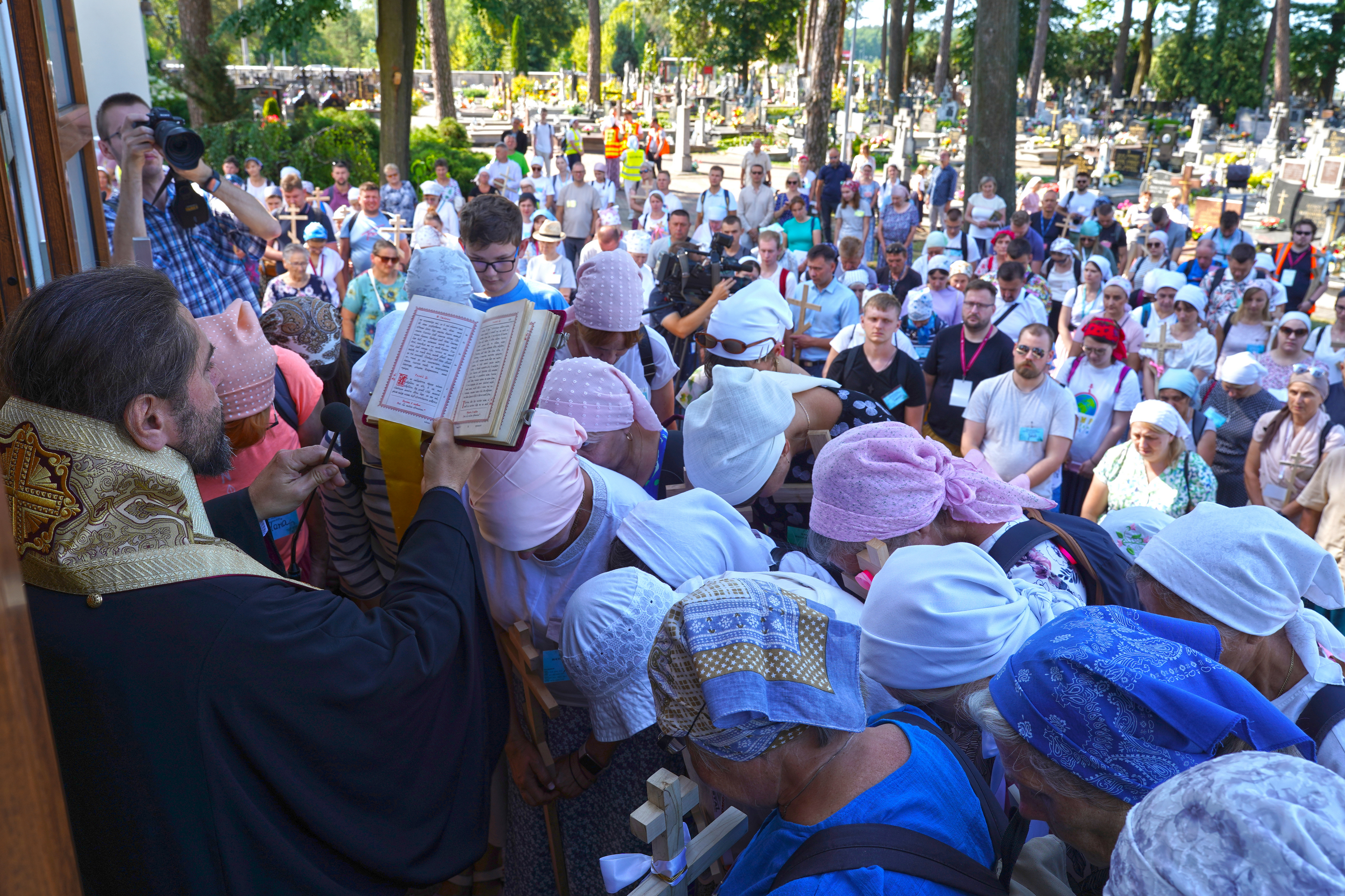 Departure of 40th pilgrimage from Białystok to the Holy Mount of Grabarka  