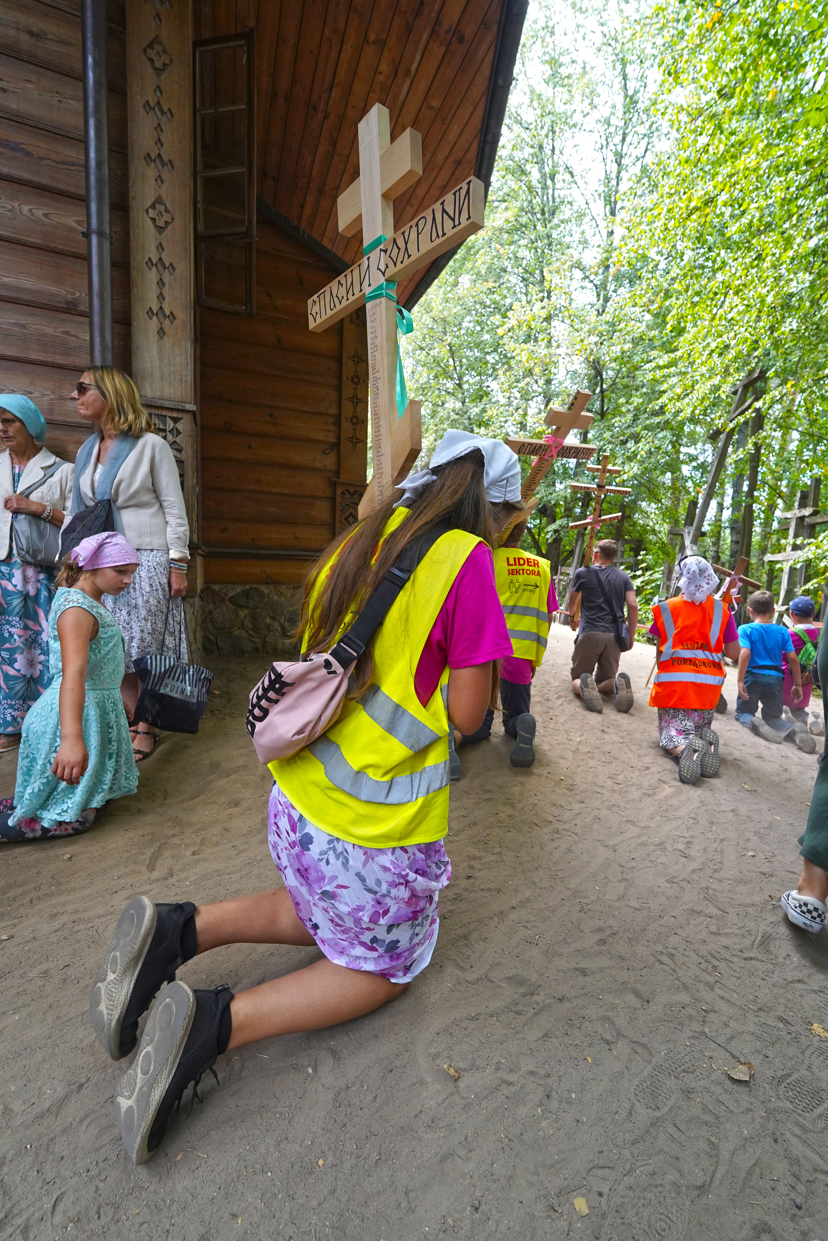 Coming of 40th pilgrimage from Białystok to the Holy Mount of Grabarka