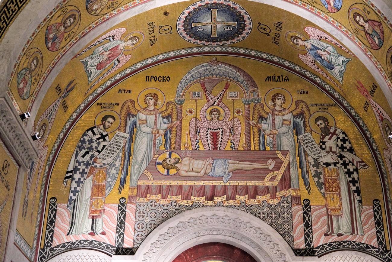 Proskomidia - st. Sava church Belgrade 2025