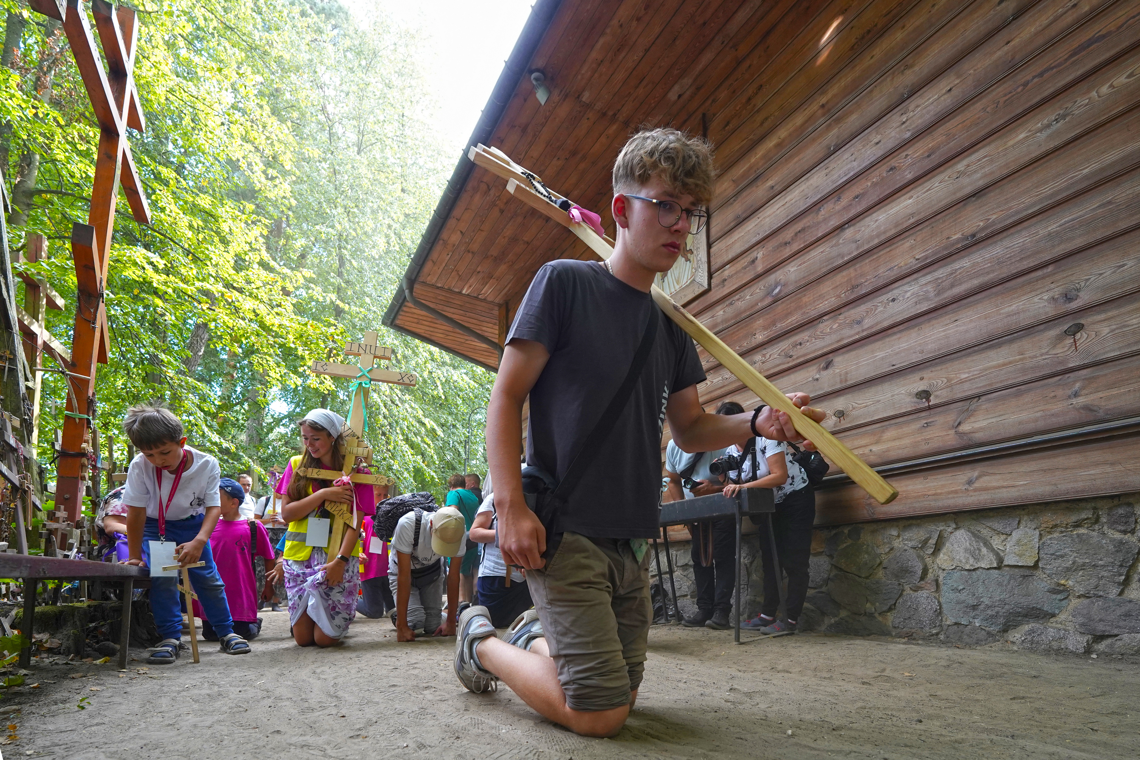 Coming of 40th pilgrimage from Białystok to the Holy Mount of Grabarka