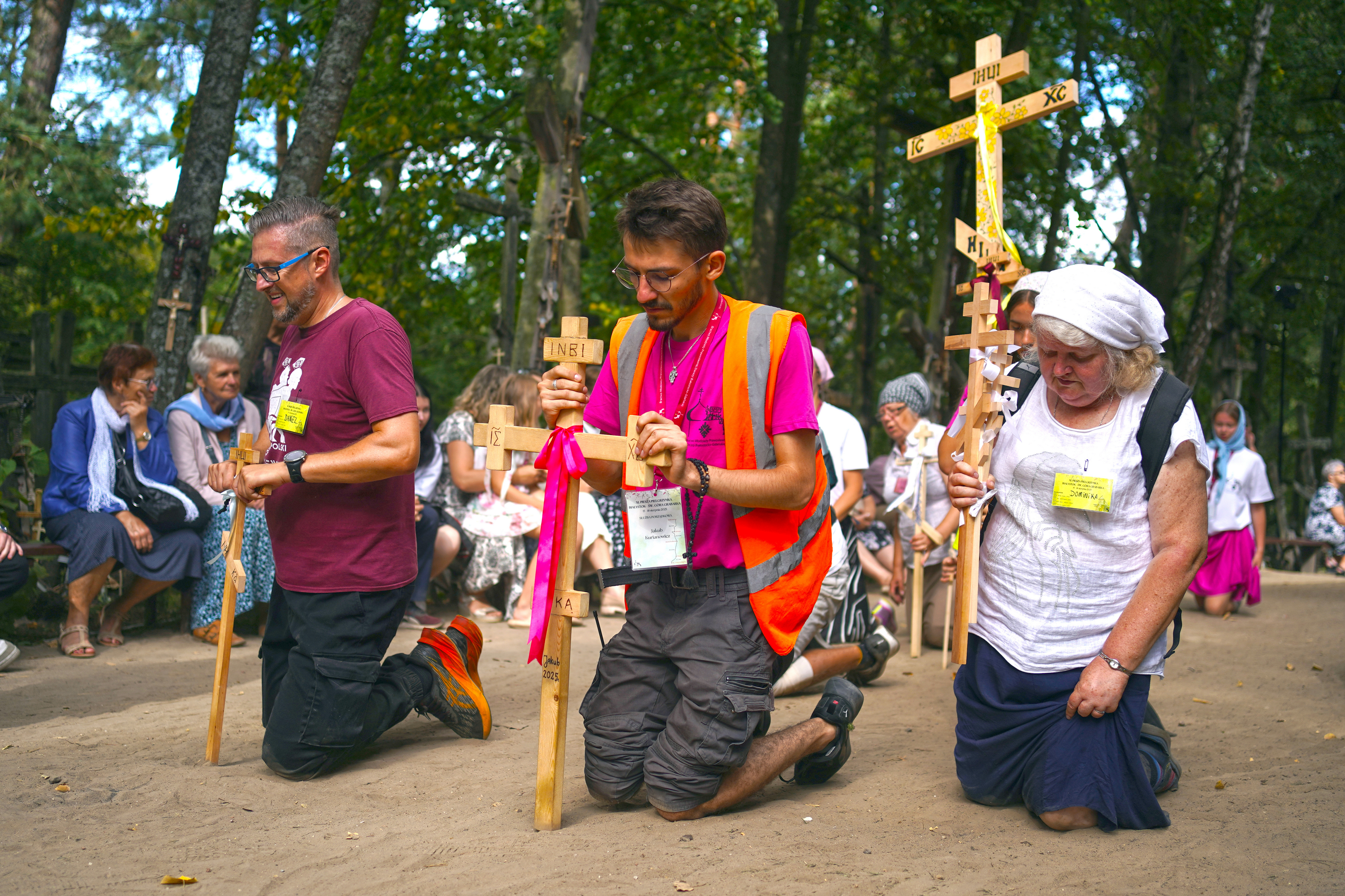Coming of 40th pilgrimage from Białystok to the Holy Mount of Grabarka