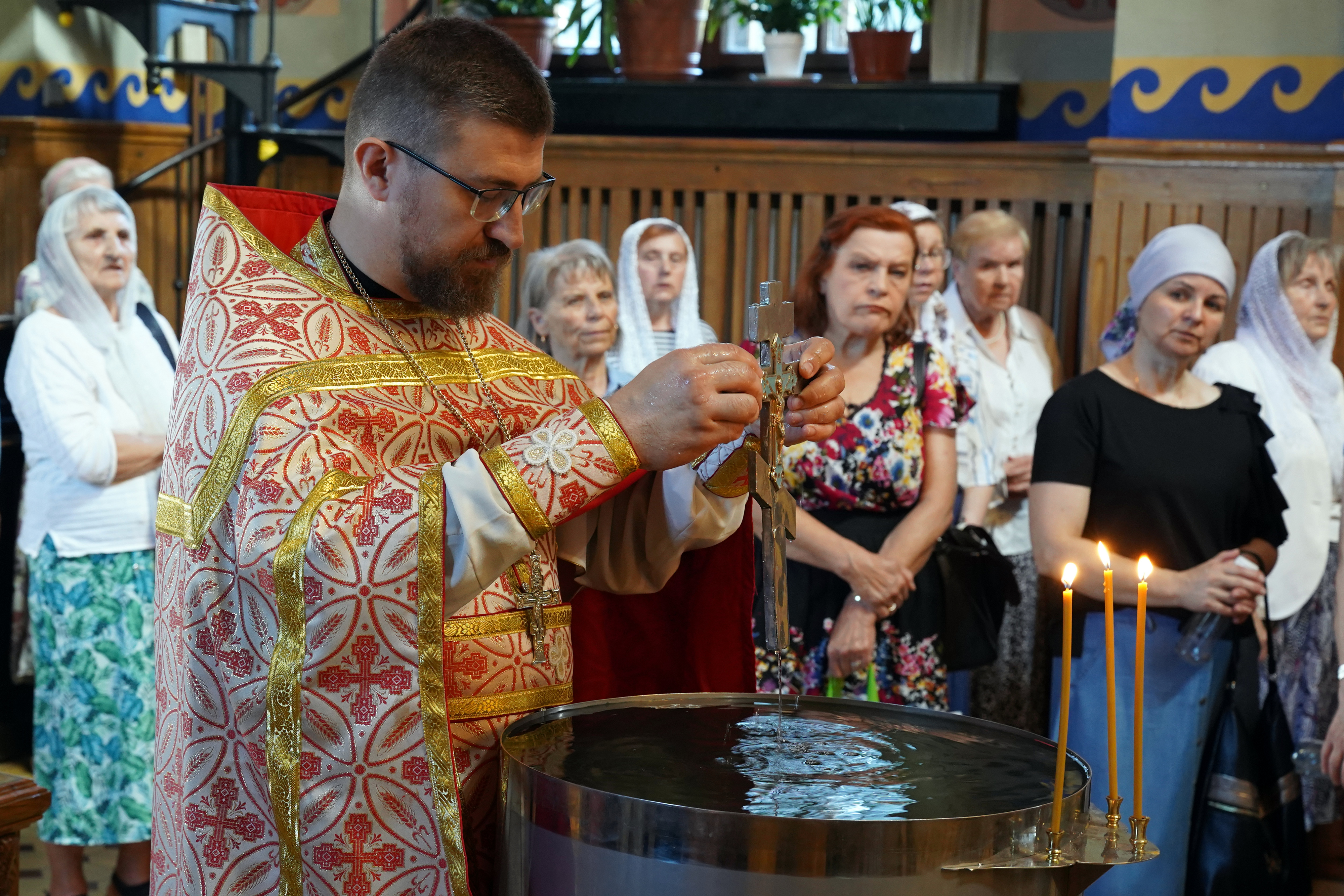 "The first Spas" in St. Nicholas Cathedral in Białystok - honey consecration