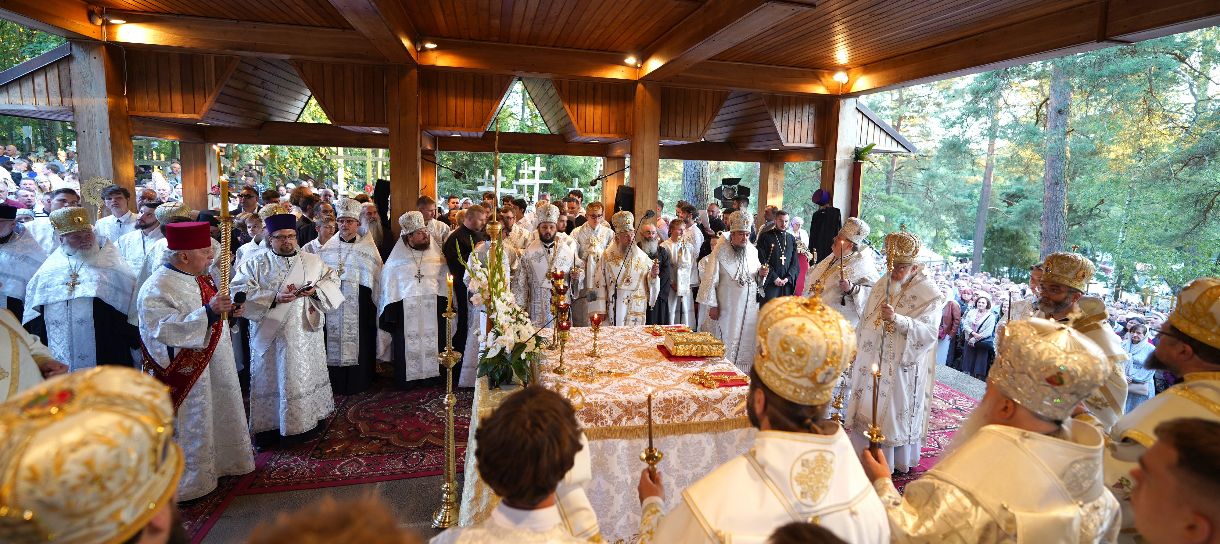 The All-Night Vigil of Transfiguration feast on Holy Mountain of Grabarka, 2025
