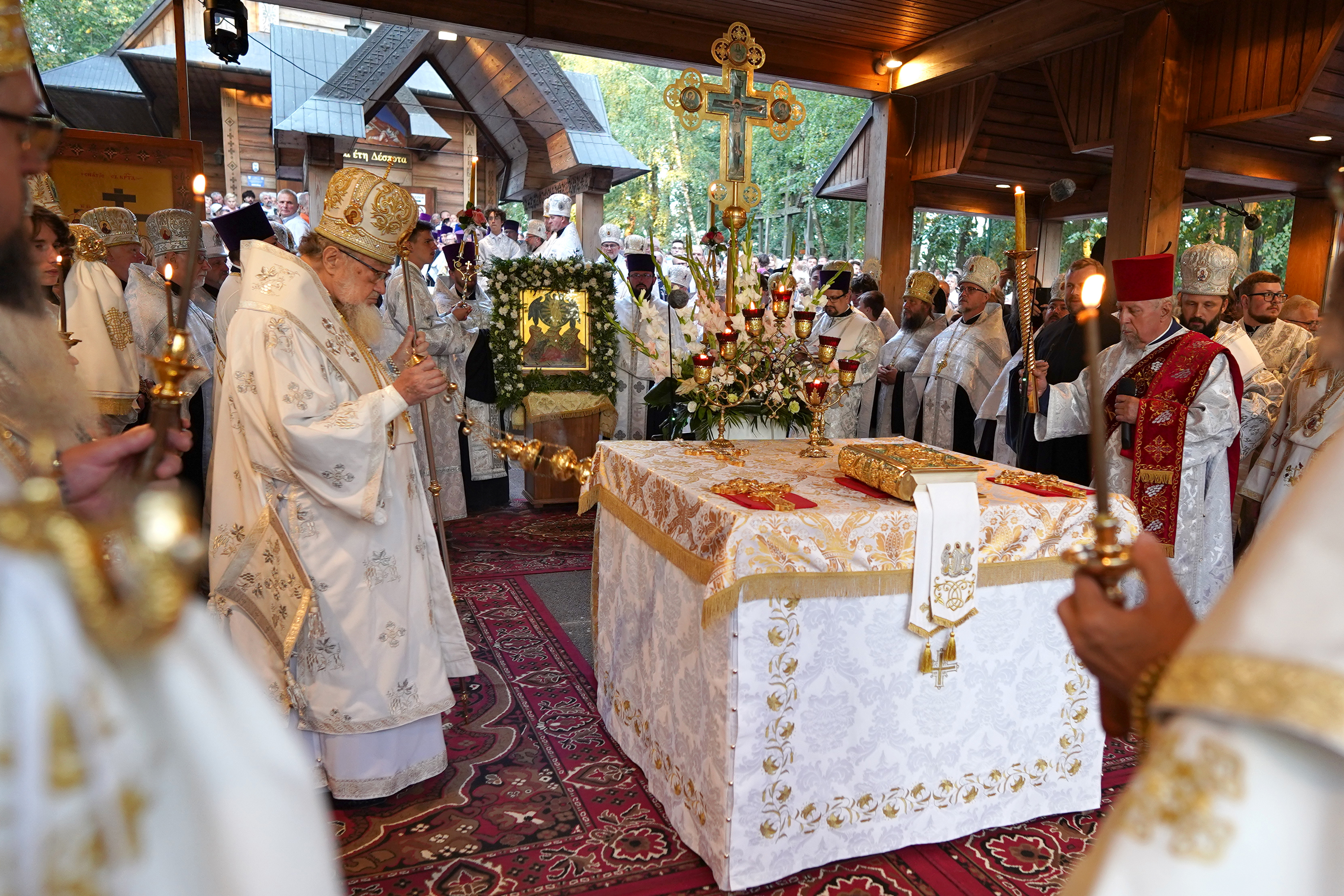 The All-Night Vigil of Transfiguration feast on Holy Mountain of Grabarka, 2025