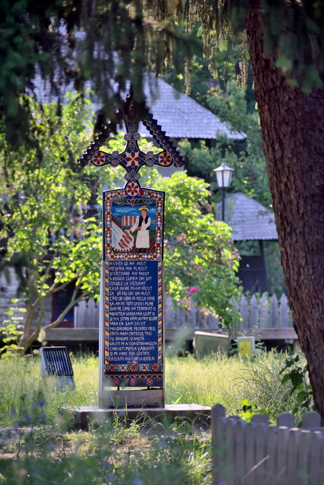 A grave in the village museum in Bucharest 2025