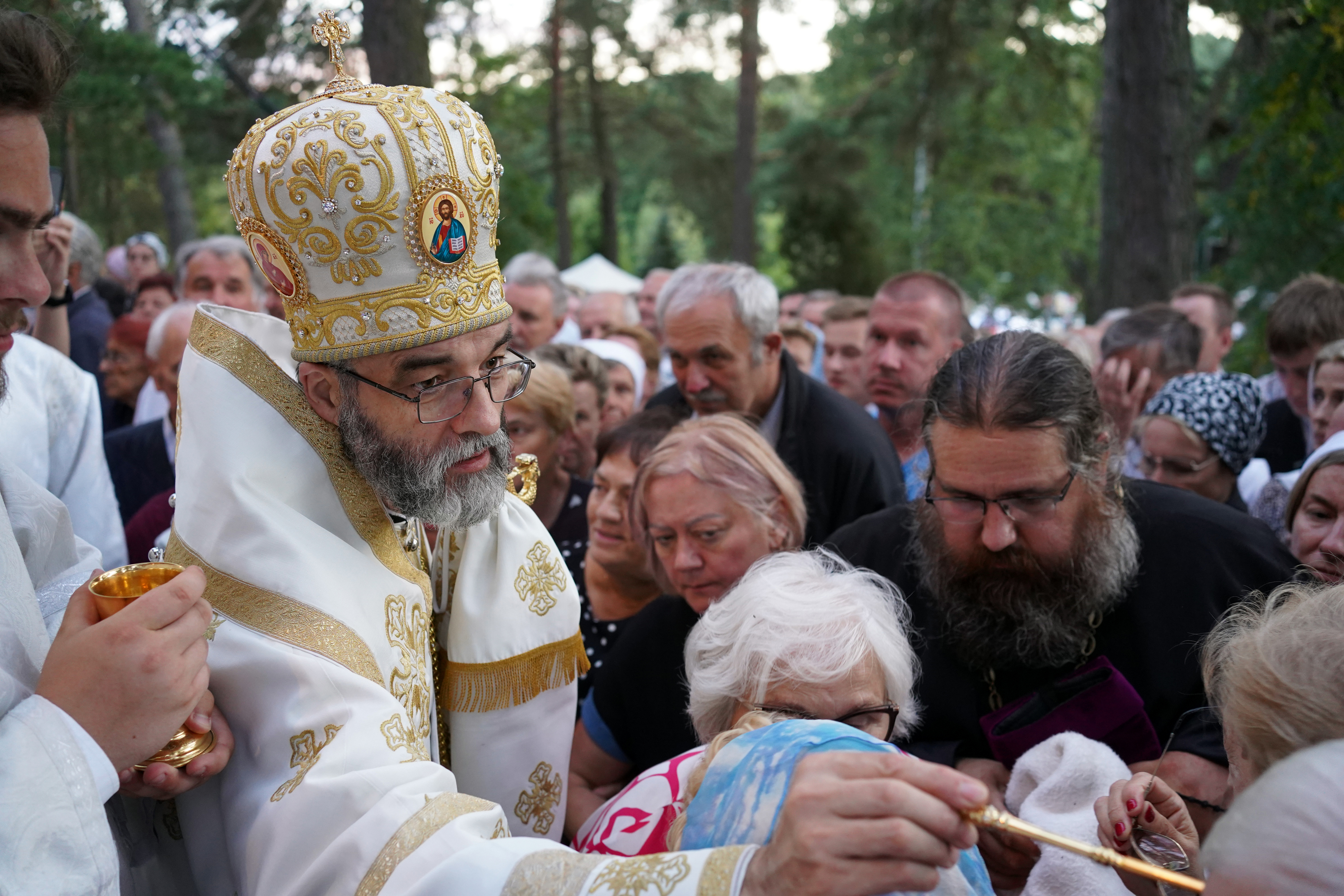 The All-Night Vigil of Transfiguration feast on Holy Mountain of Grabarka, 2025