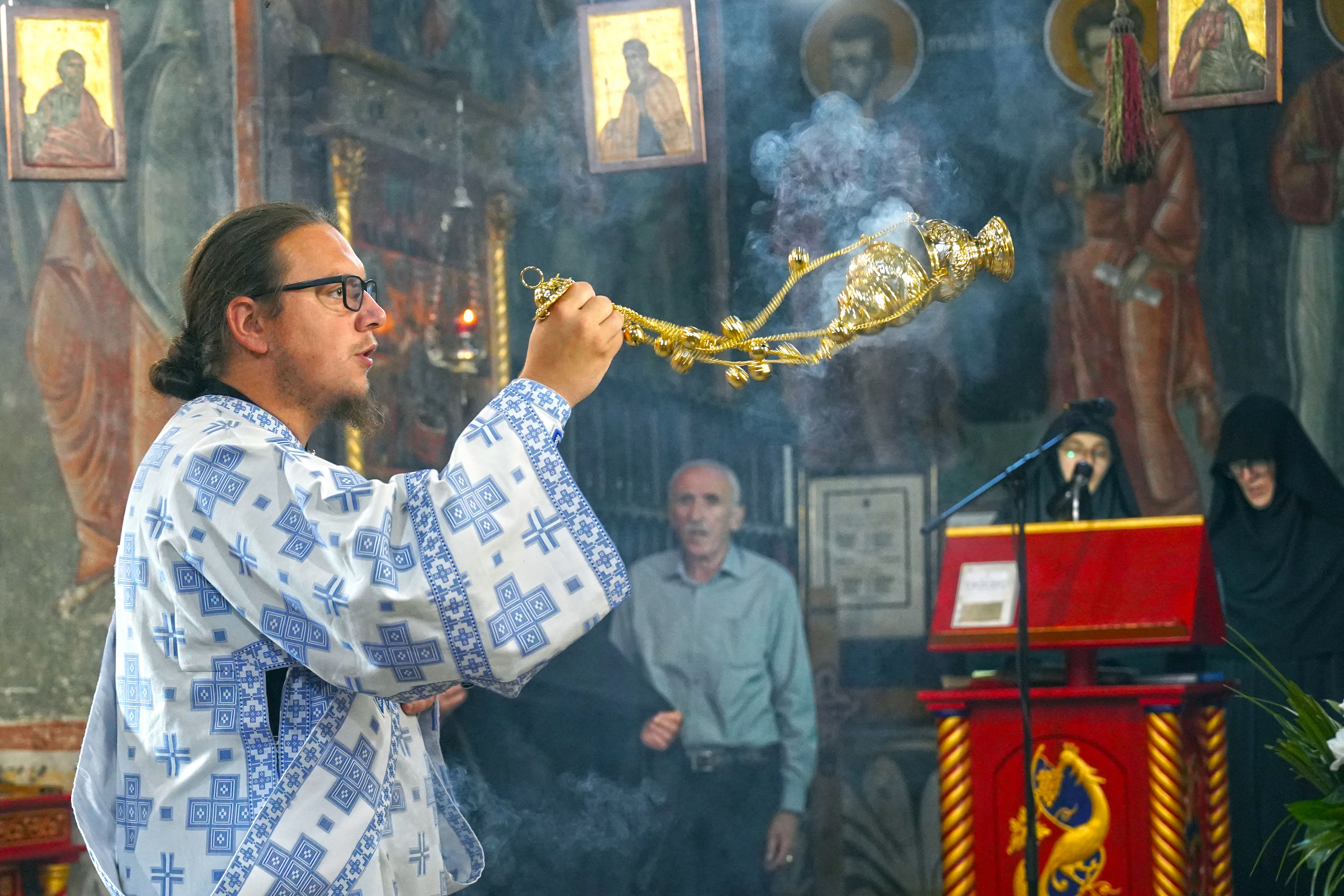The Dormition feast in Morača Monastery