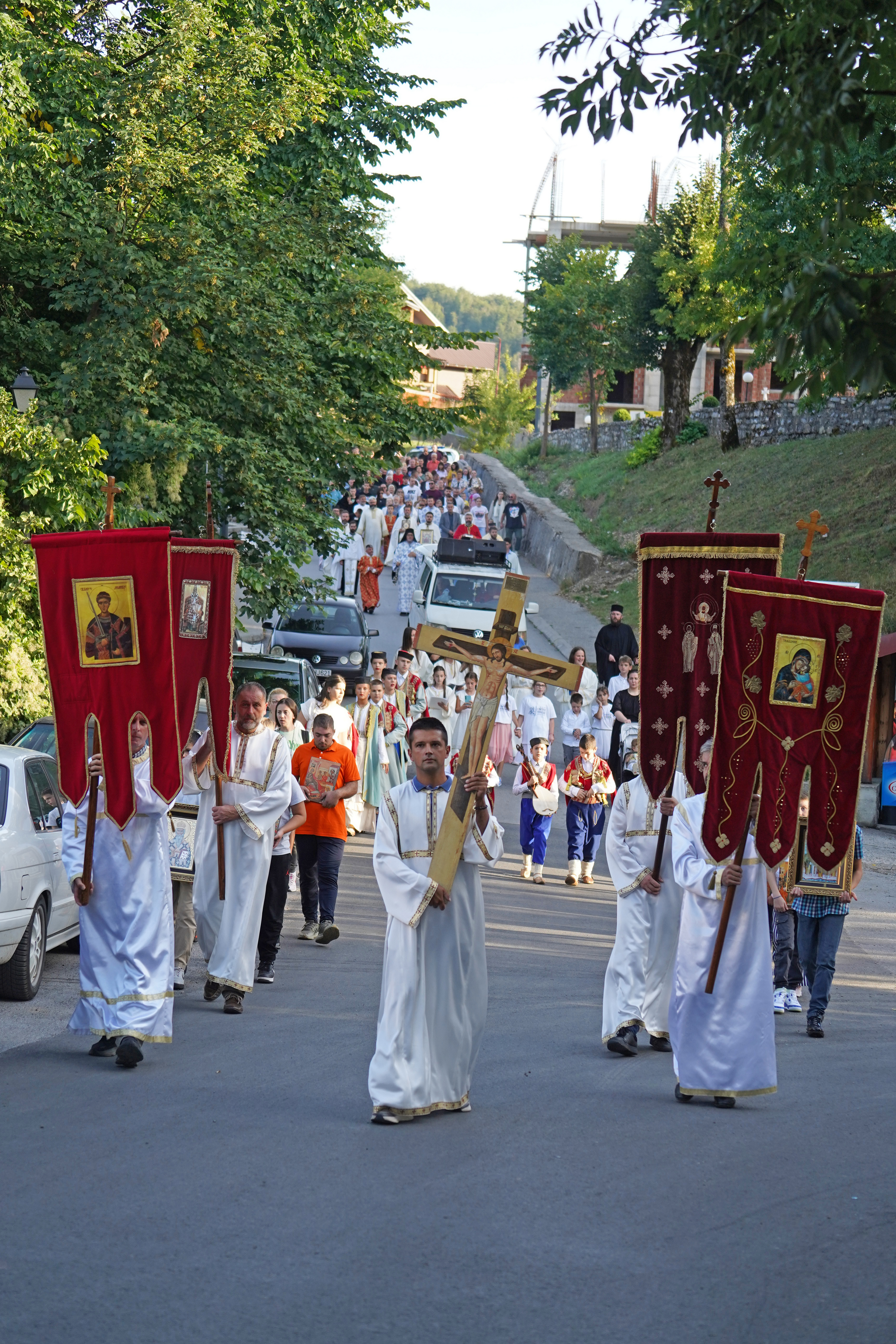 Solemn procession on Dormition feast in Kolašin