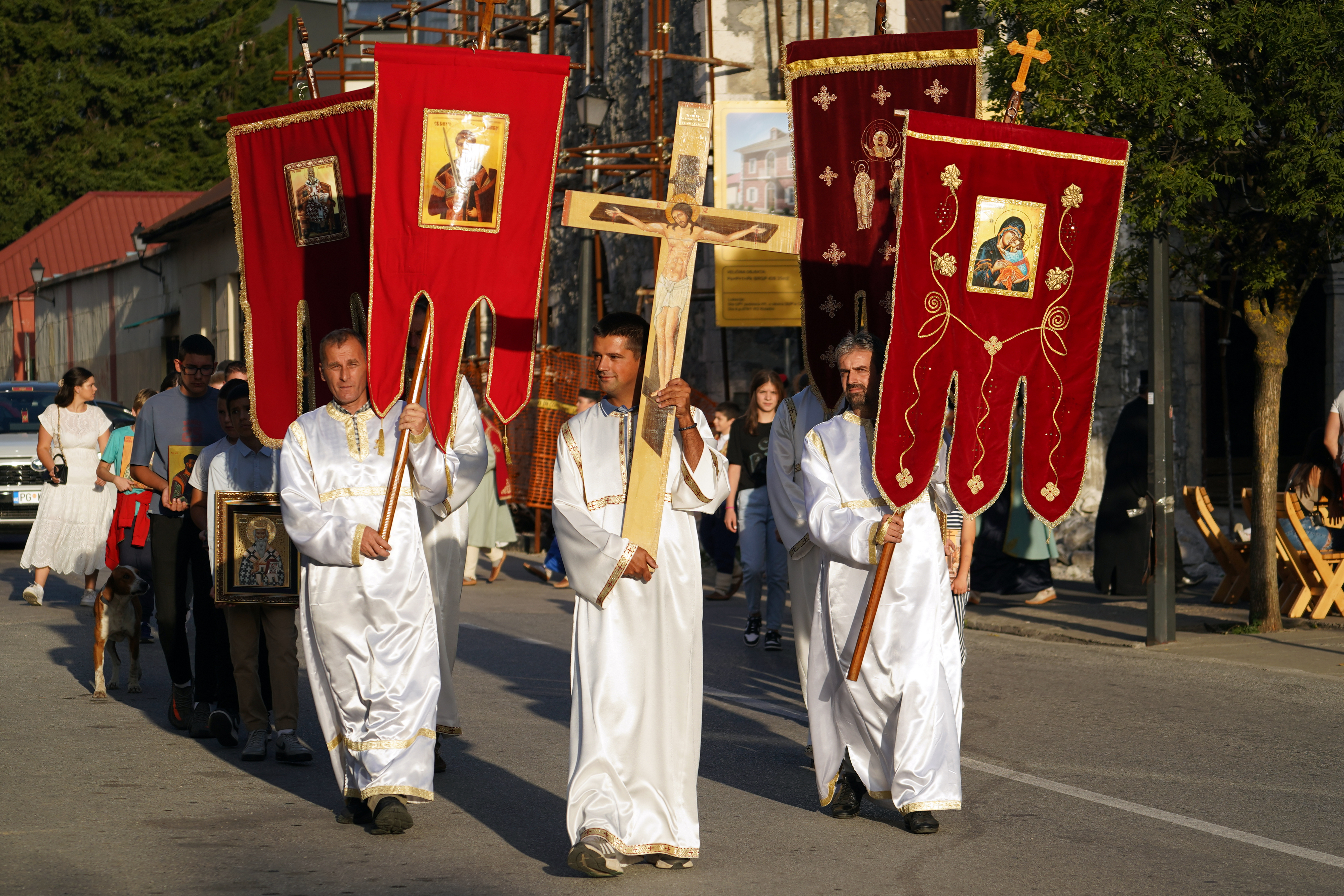 Solemn procession on Dormition feast in Kolašin