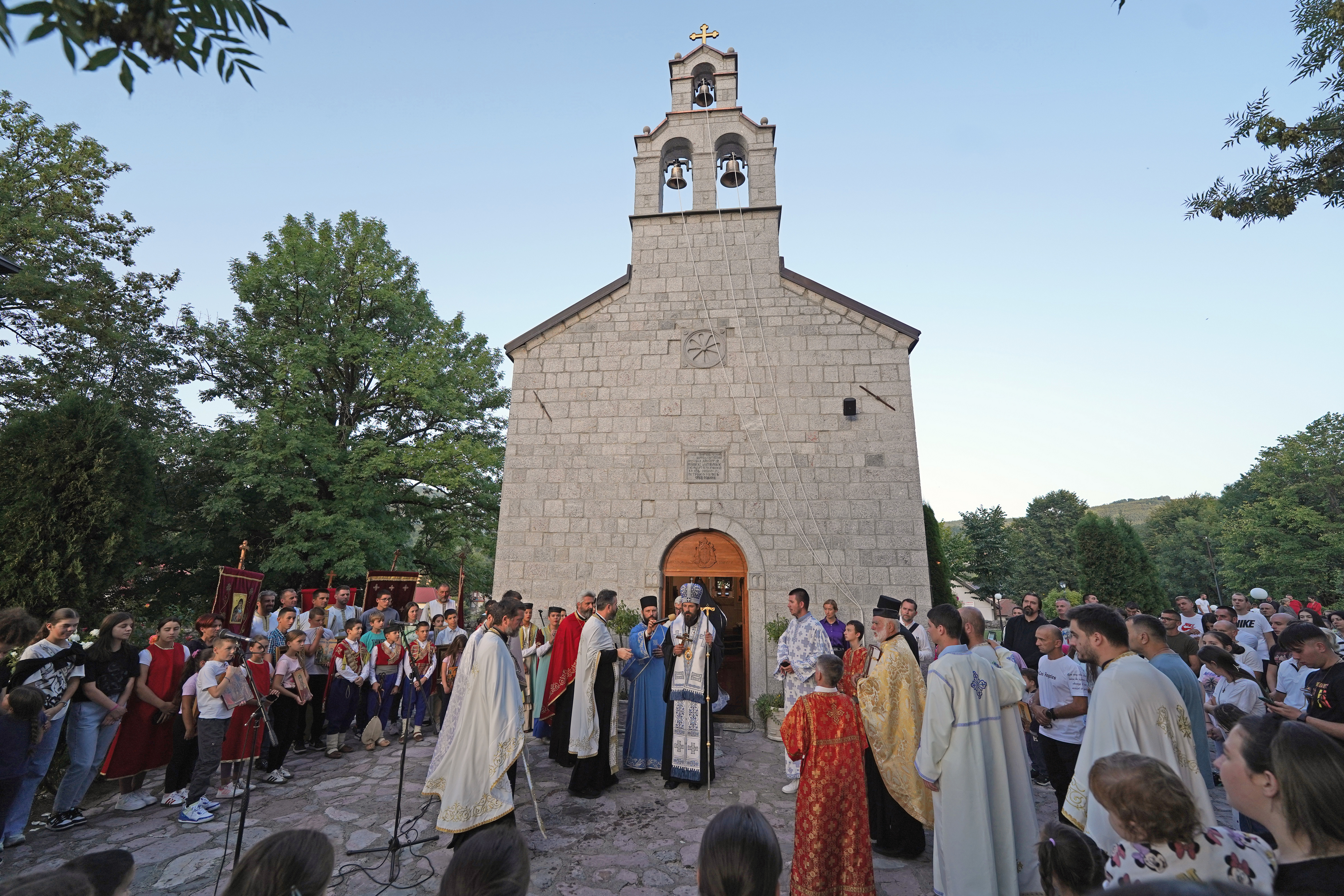 Solemn procession on Dormition feast in Kolašin