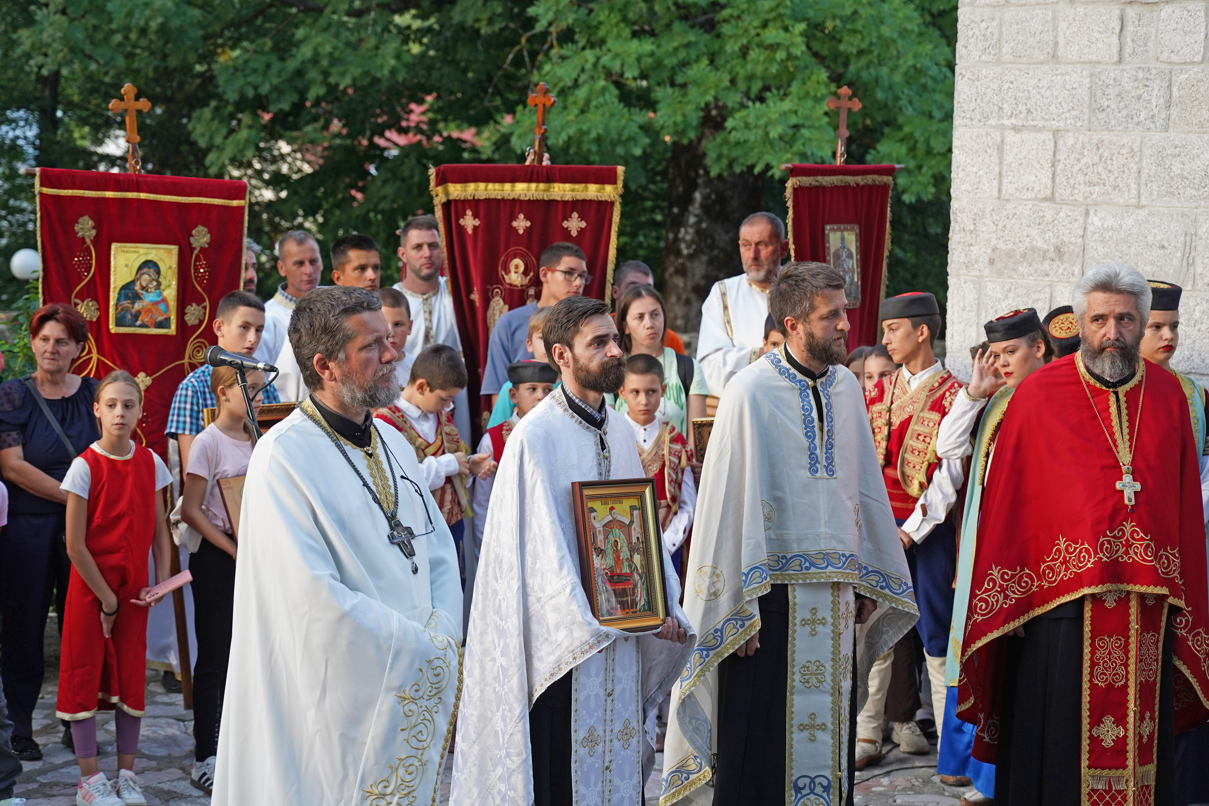Solemn procession on Dormition feast in Kolašin