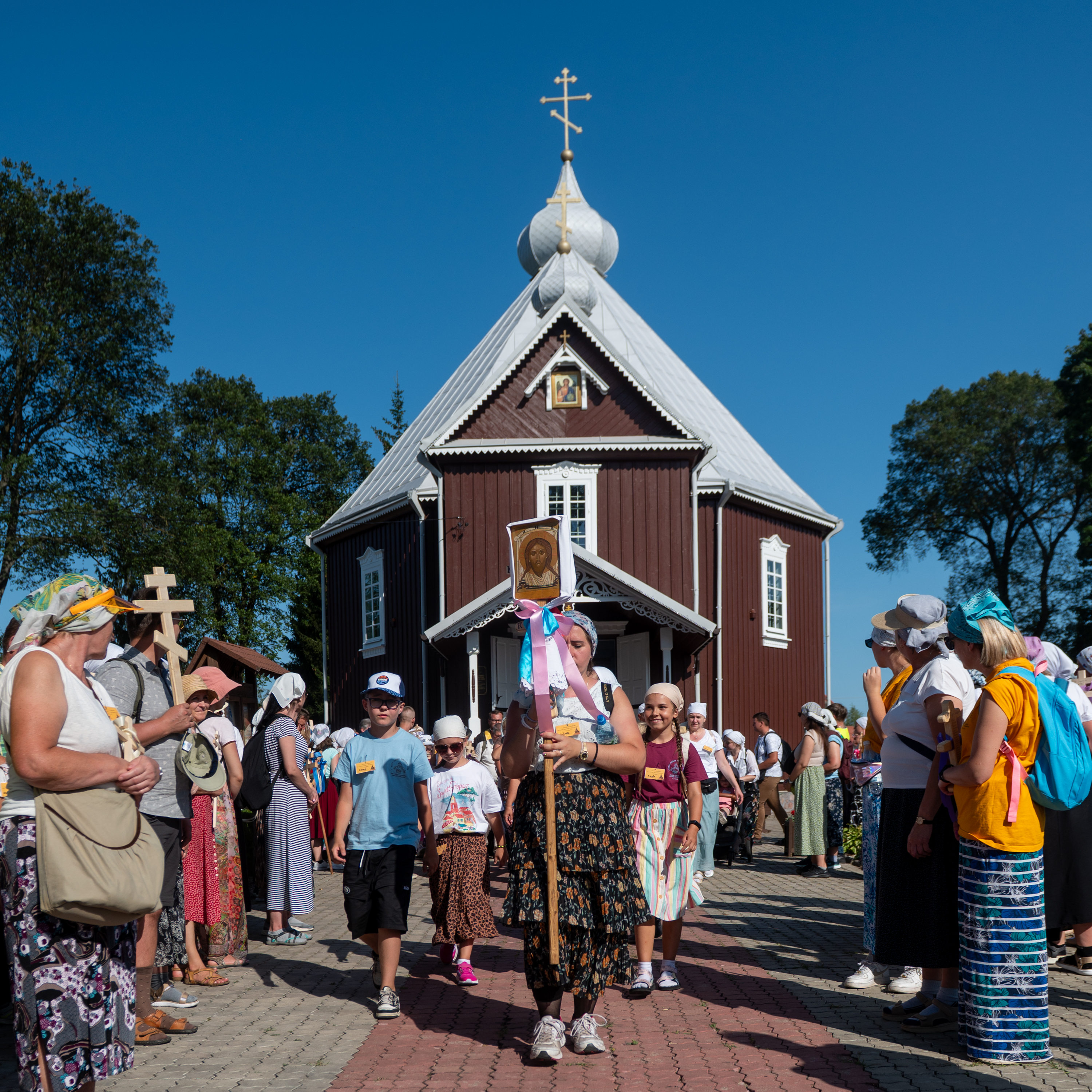 Pielgrzymka Bielsk Podlaski - Grabarka. Cerkiew w Orli