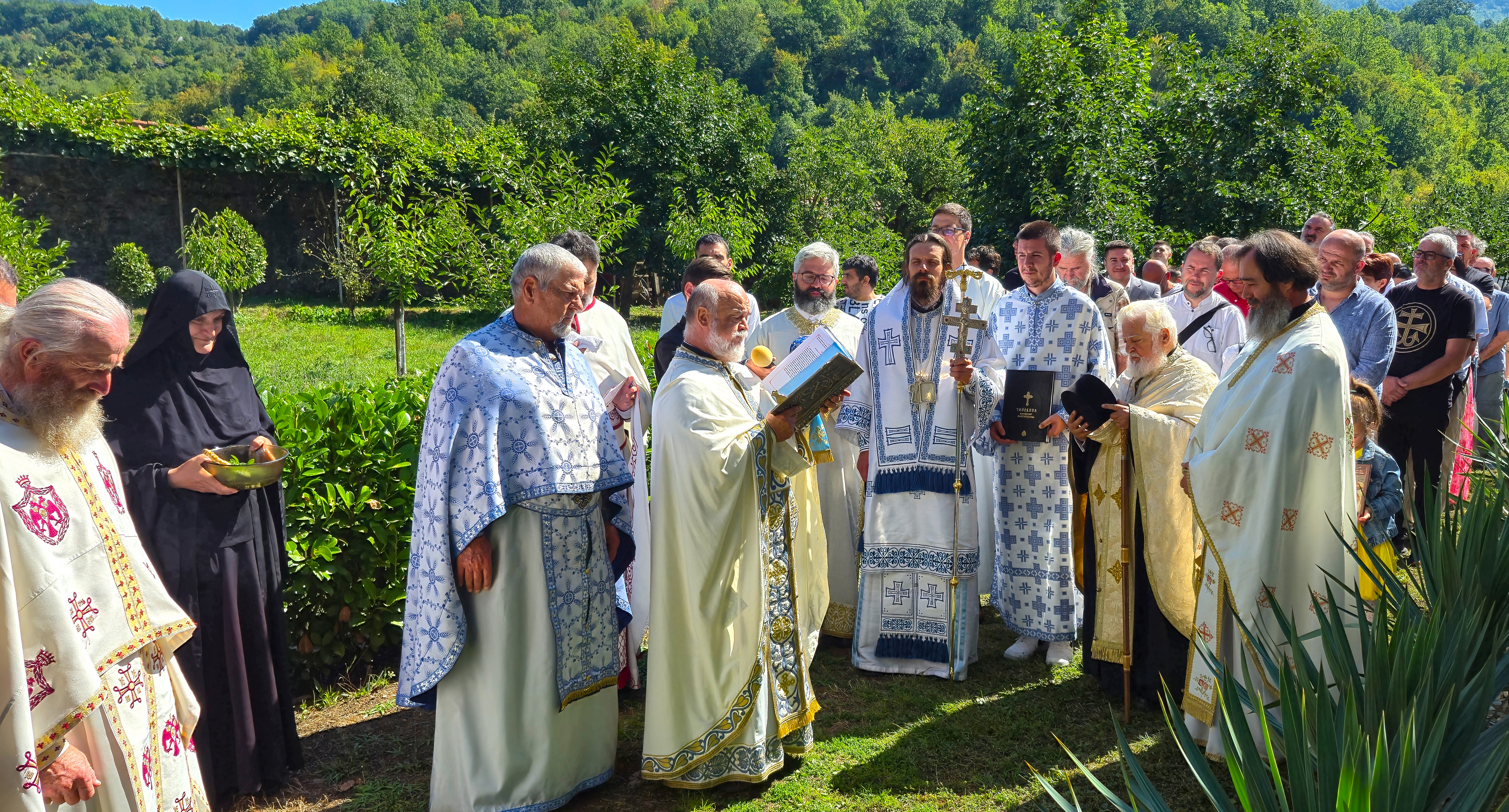 The Dormition feast in Morača Monastery