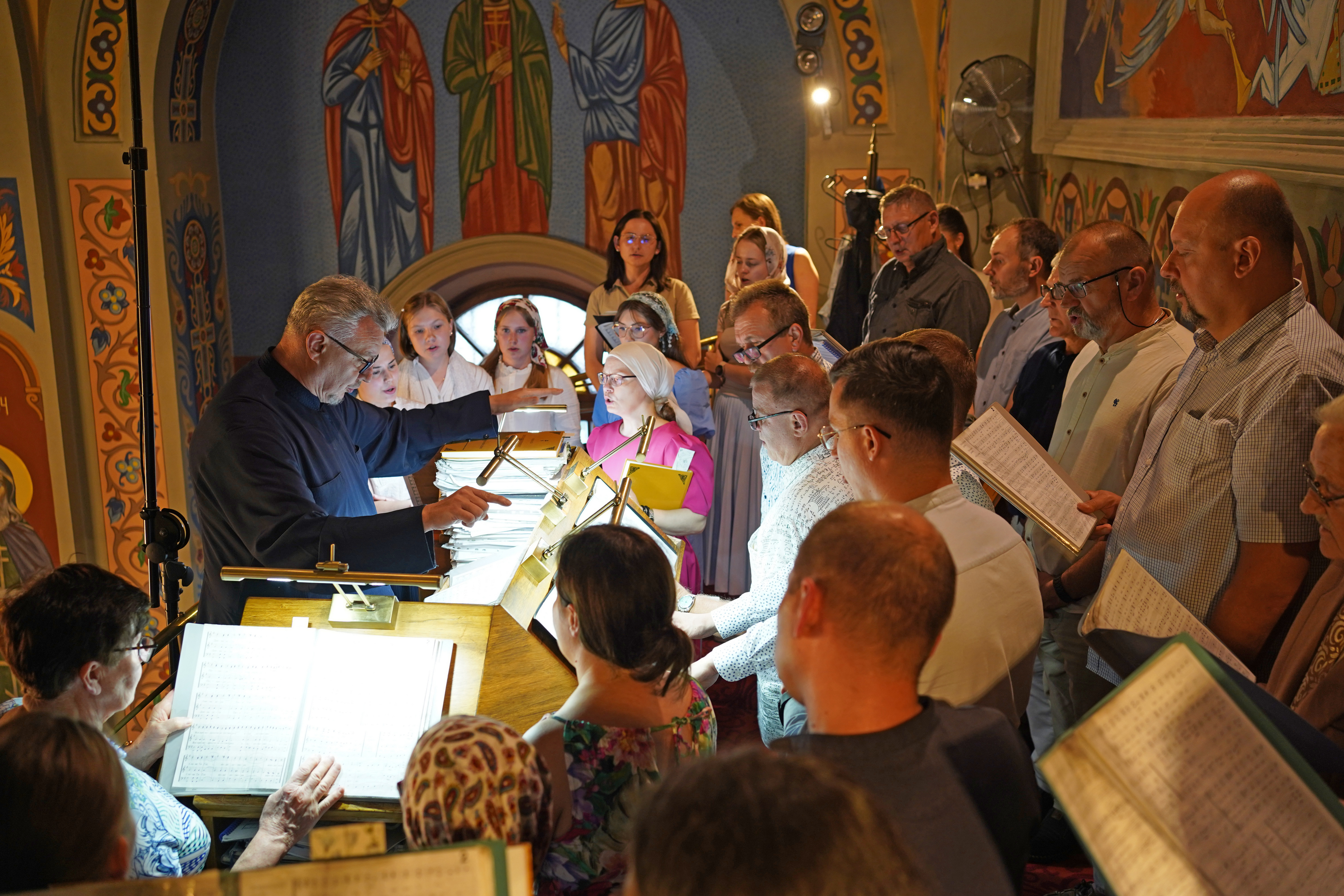 Eve of St. Martyr Gabriel of Zabłudów feast in St. Nicholas Cathedral in Białystok