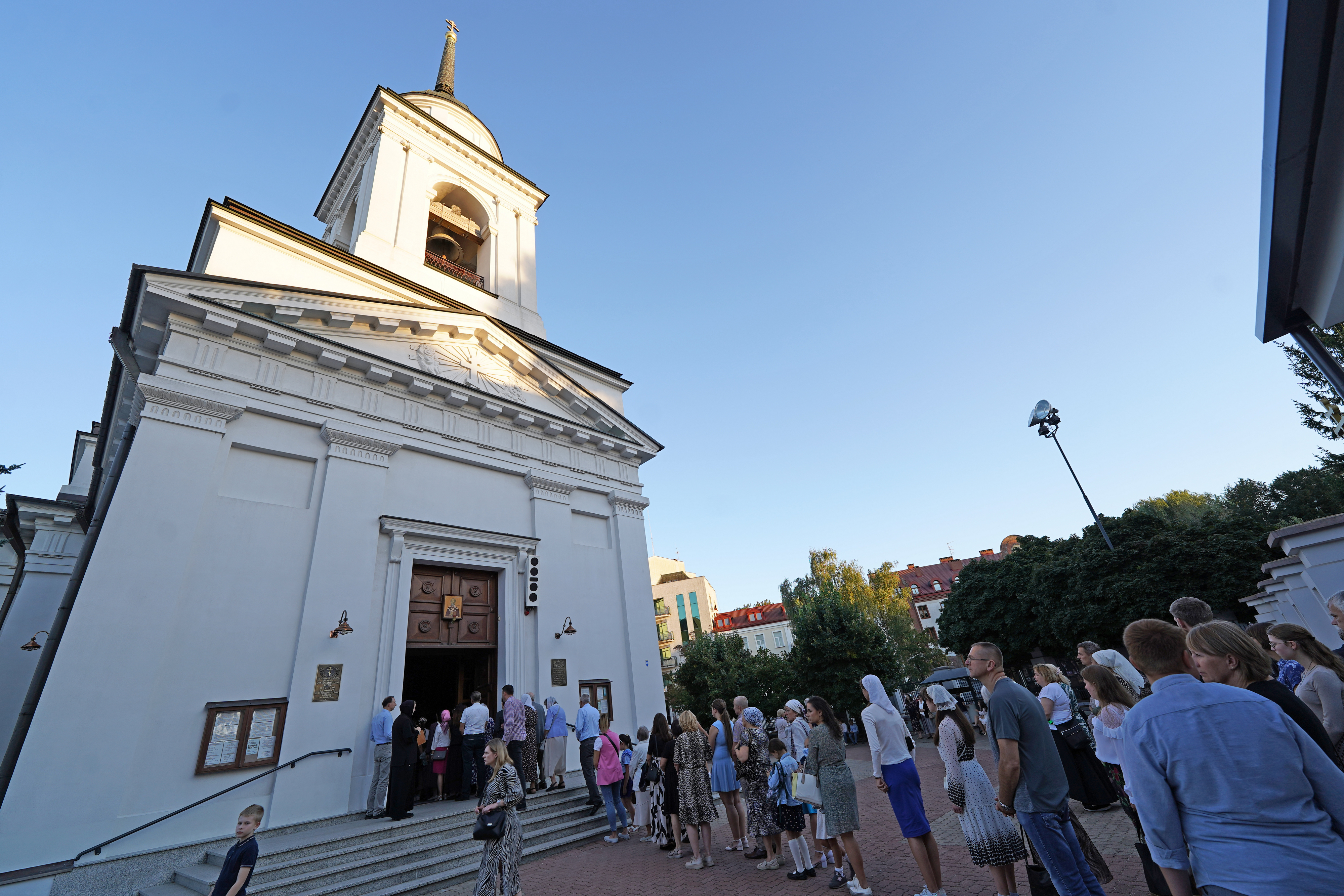 Eve of St. Martyr Gabriel of Zabłudów feast in St. Nicholas Cathedral in Białystok