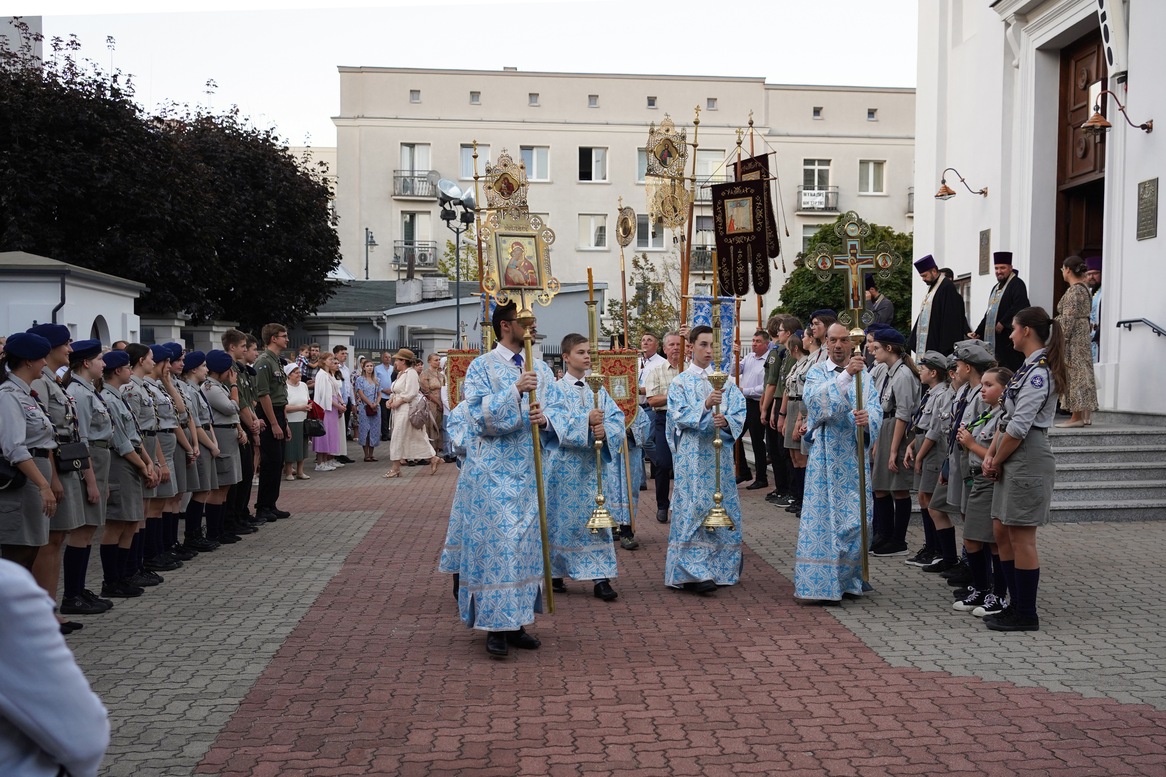 Eve of St. Martyr Gabriel of Zabłudów feast in St. Nicholas Cathedral in Białystok