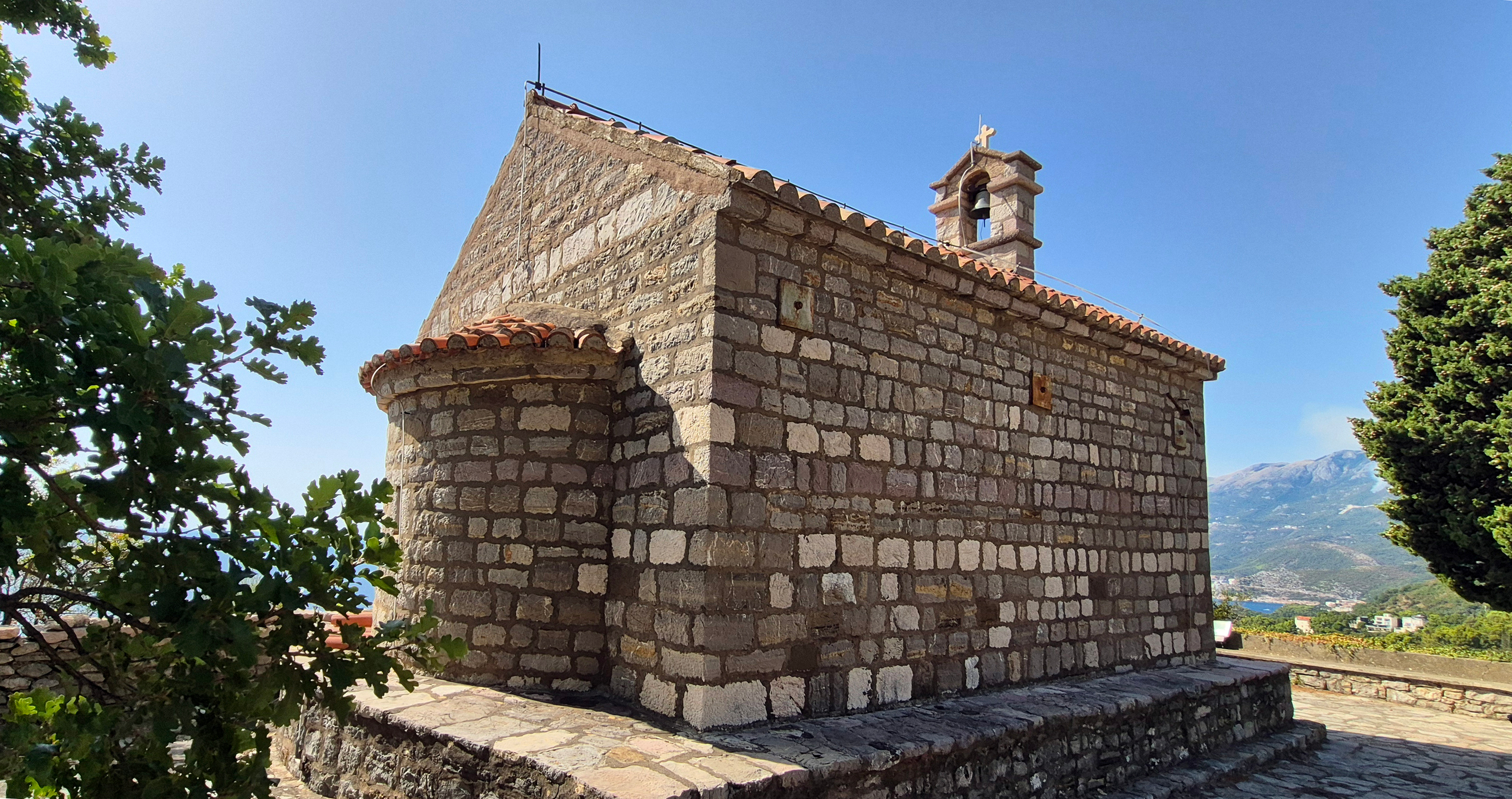 St. Elijah church close to Sveti Stefan