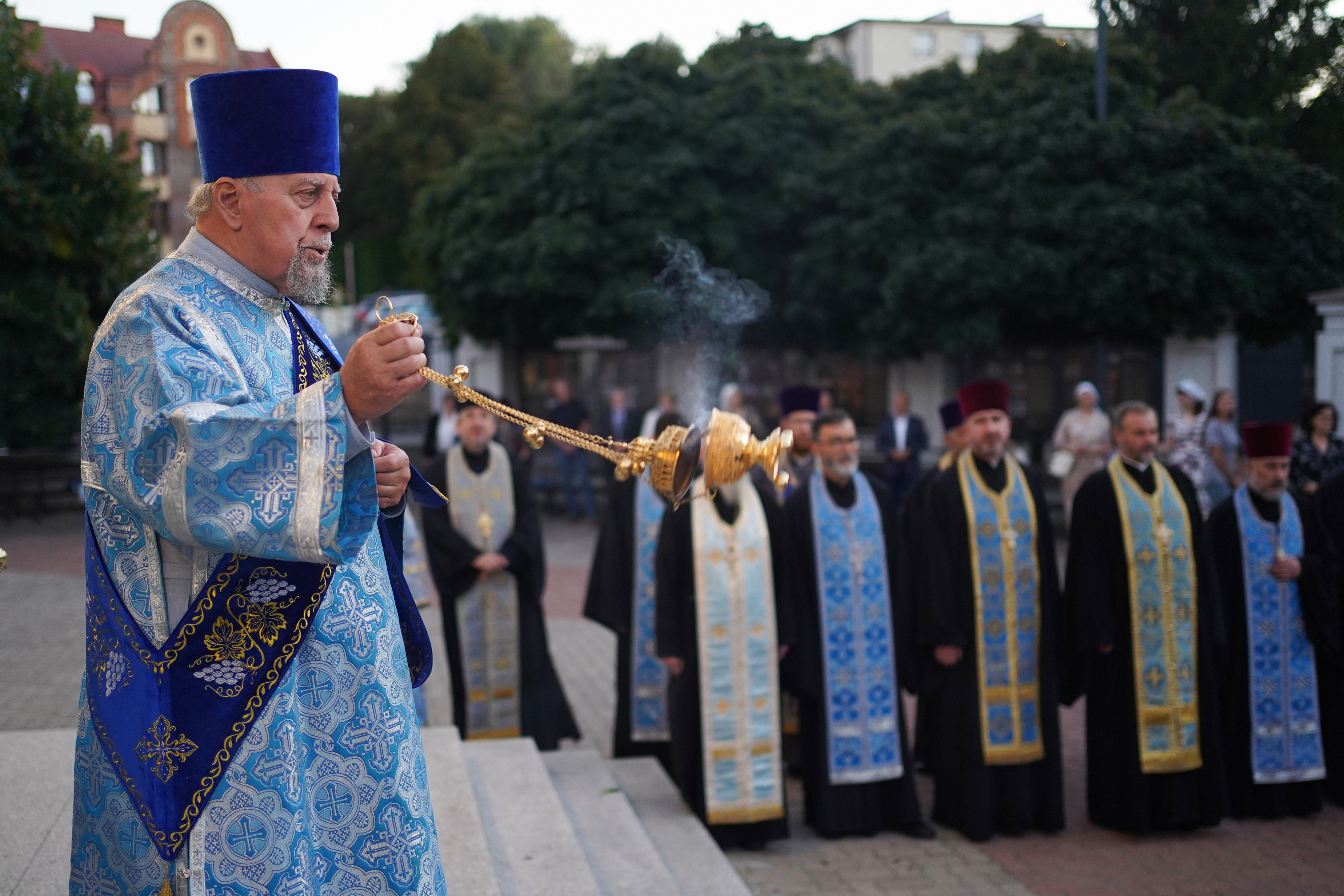 Eve of St. Martyr Gabriel of Zabłudów feast in St. Nicholas Cathedral in Białystok