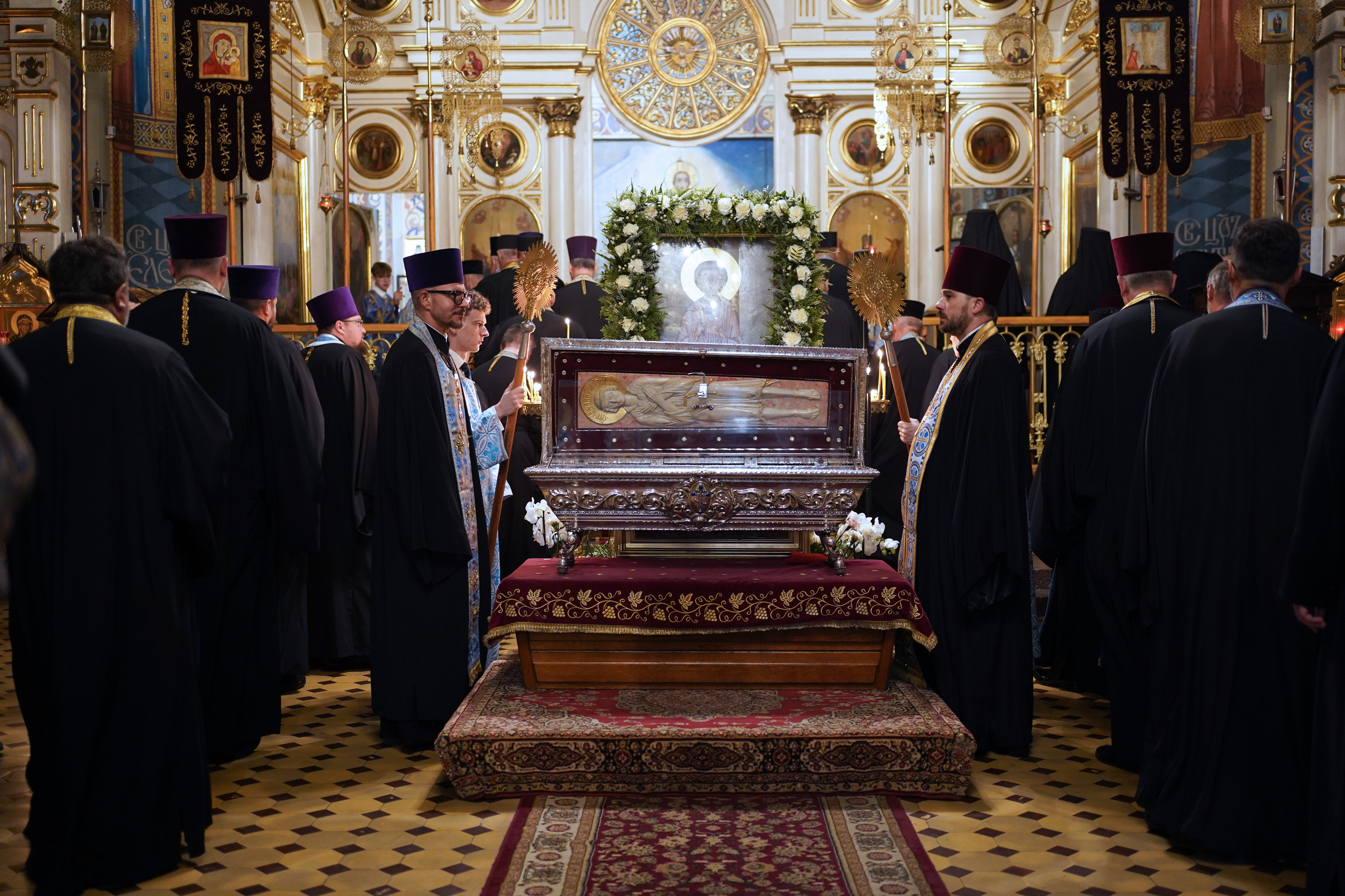 St. Gabriel of Zabłudów relics in St. Nicholas Cathedral in Białystok