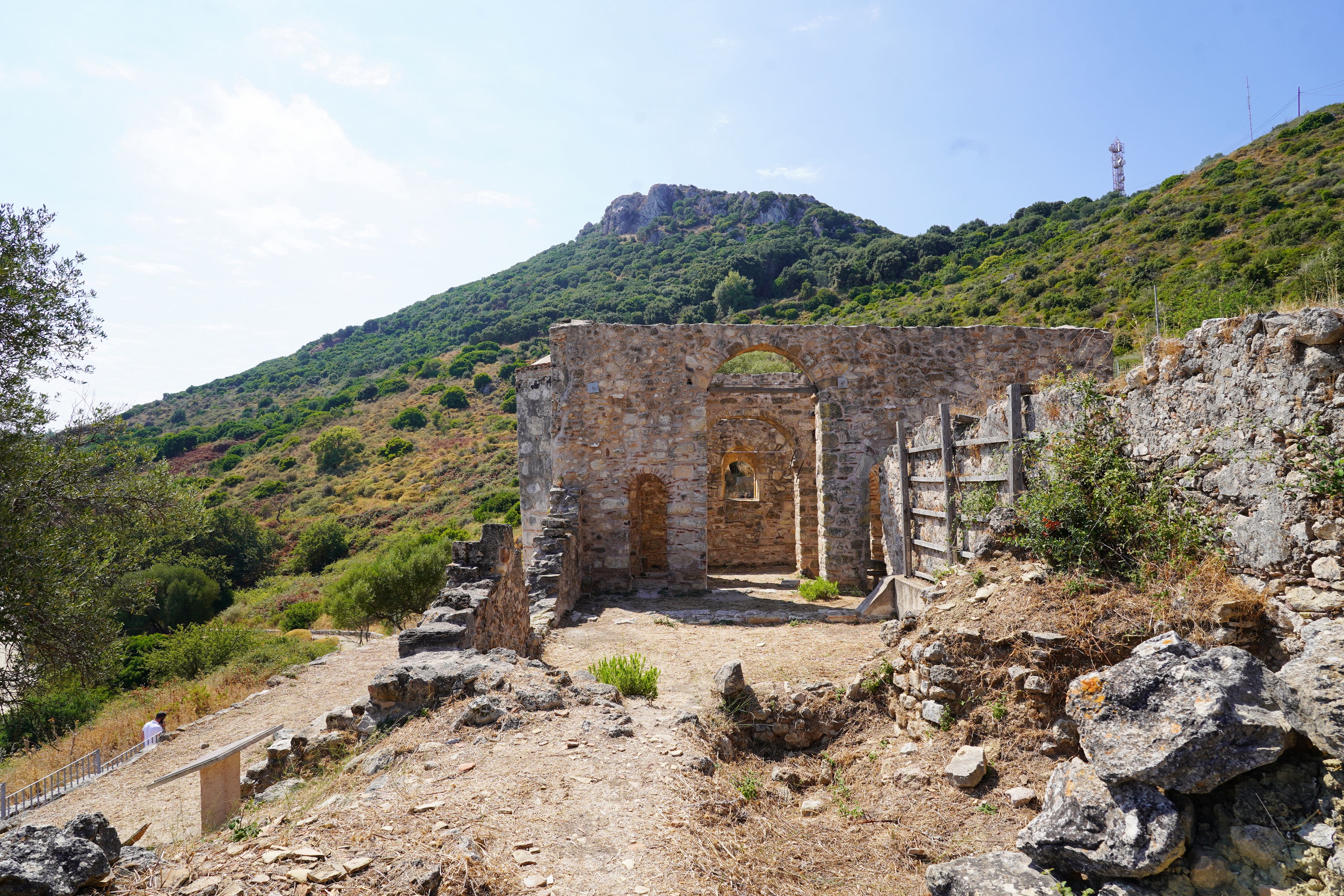Ruins of St. Nicholas Megalomatis church in Zakynthos