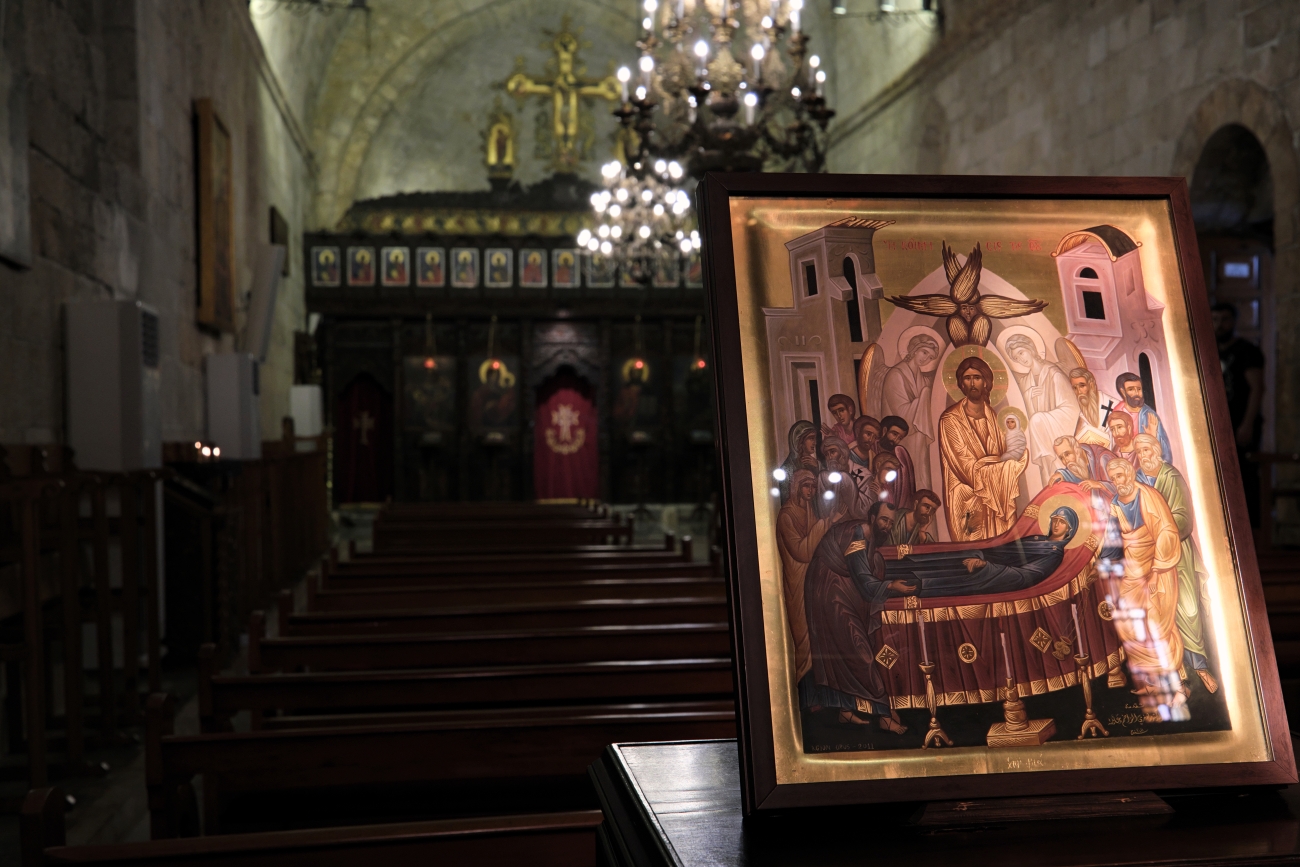 Ikona patronalna monasteru w Balamand, 2025