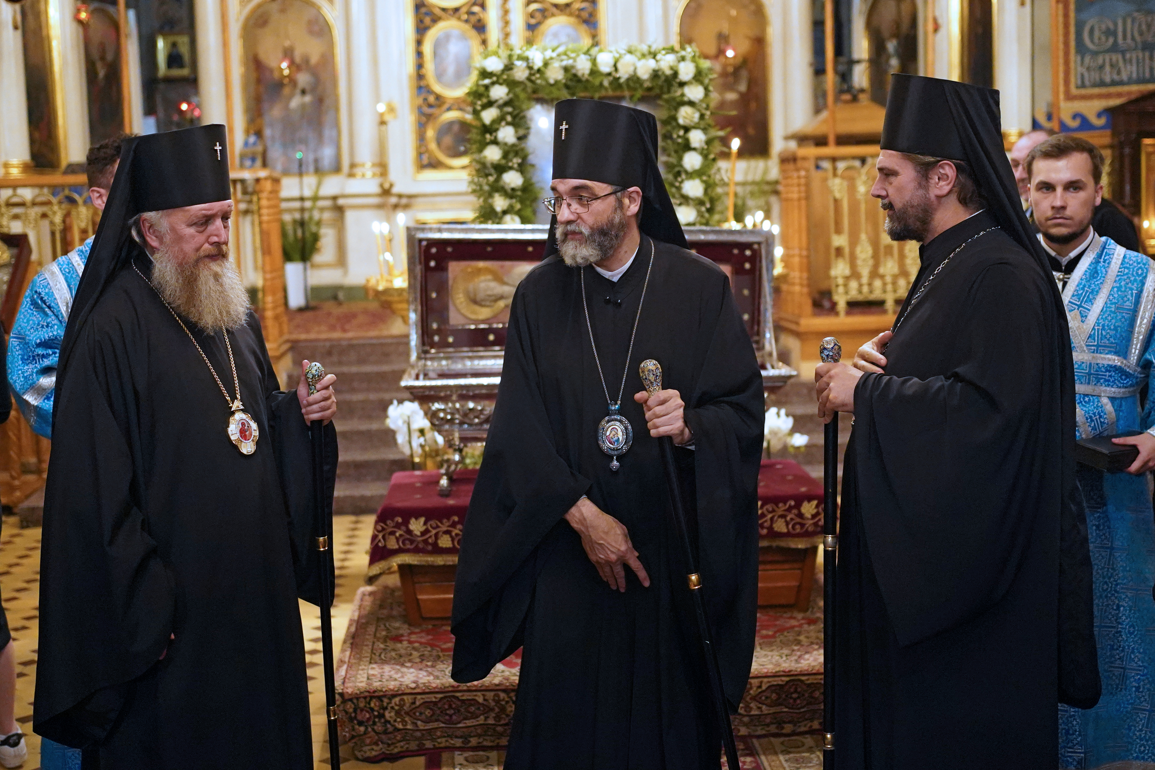 Eve of St. Martyr Gabriel of Zabłudów feast in St. Nicholas Cathedral in Białystok