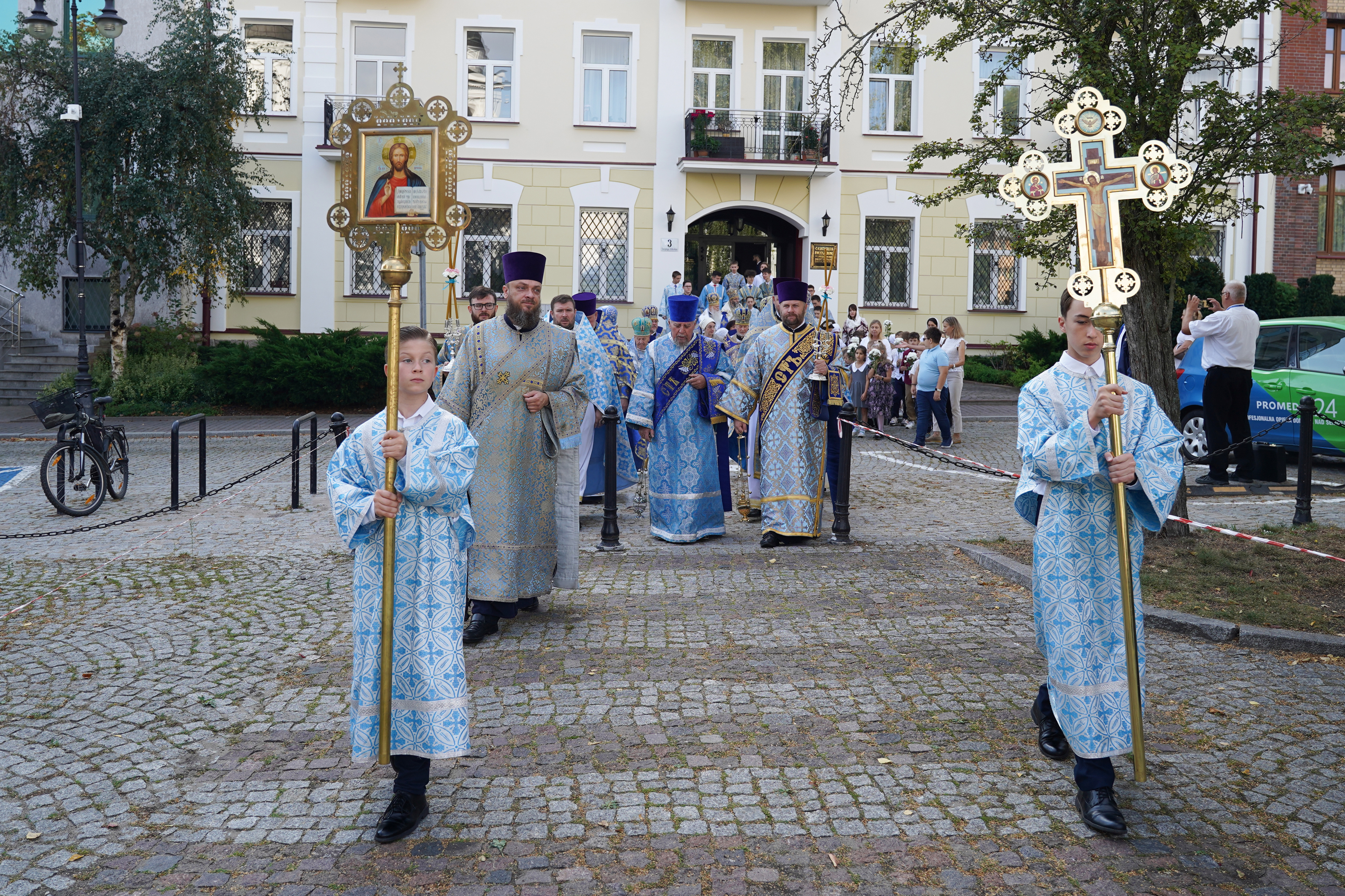 Eve of St. Martyr Gabriel of Zabłudów feast in St. Nicholas Cathedral in Białystok
