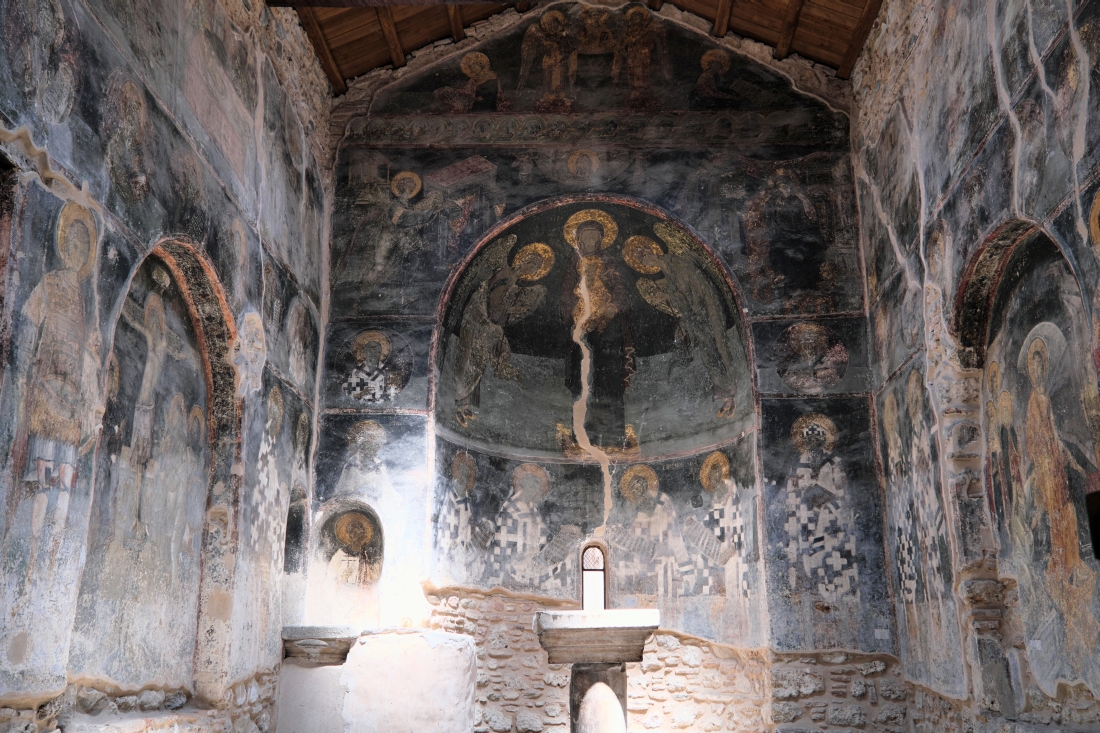 Ołtarz i freski cerkwi Zmartwychwstania w Werii 2025