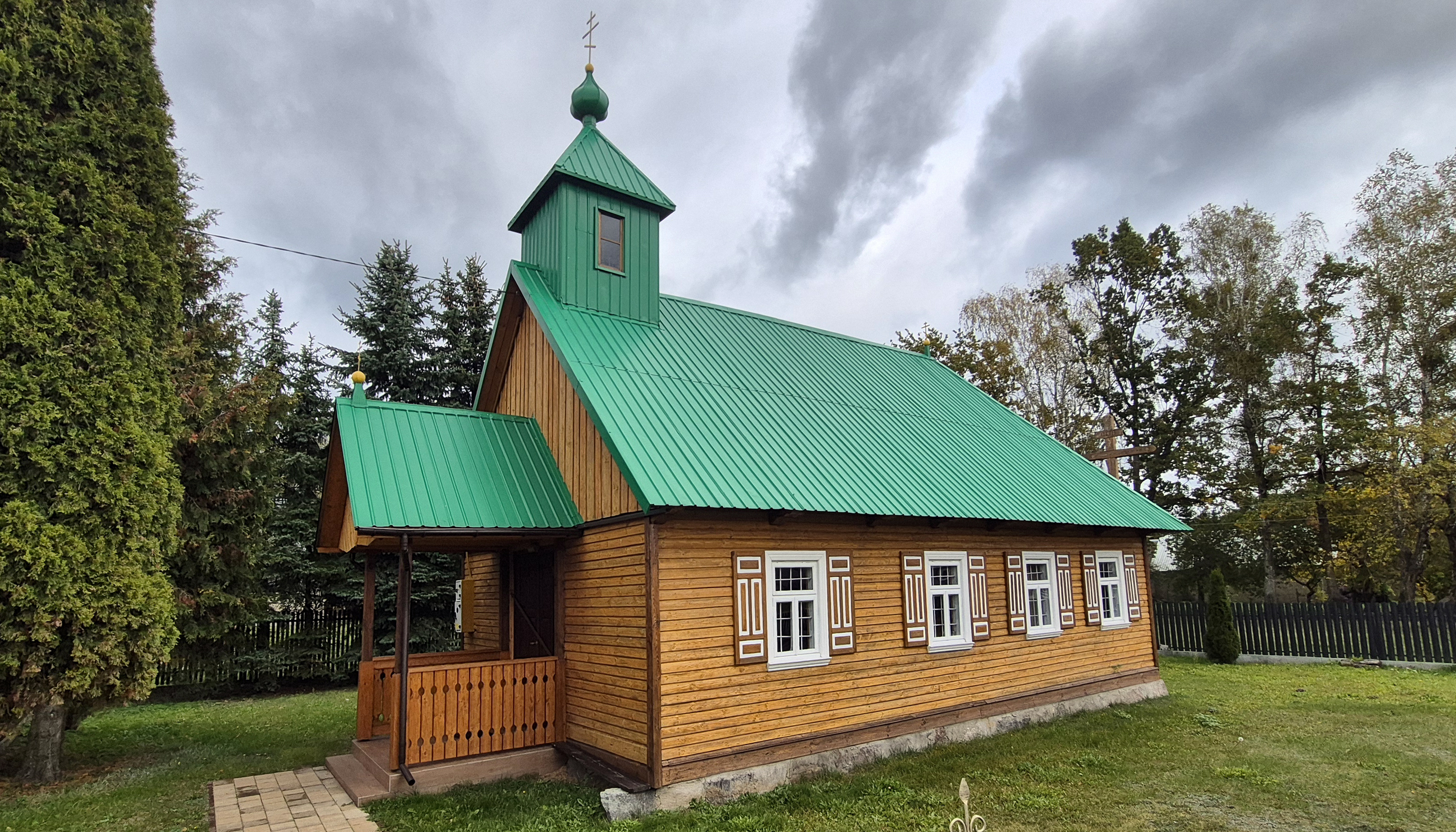 The Orthodox chapel in Kaniuki village