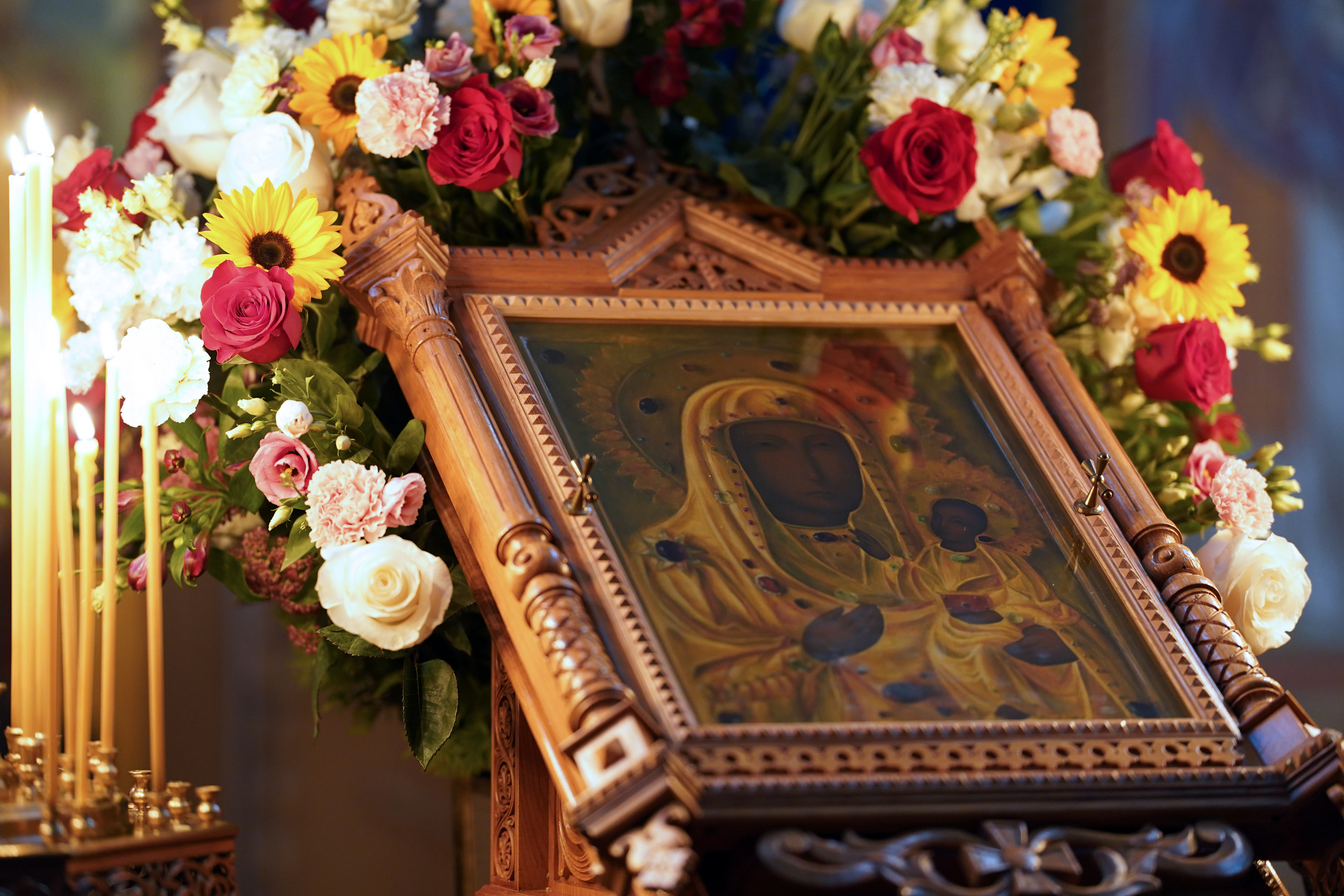 The All-Night Vigil of the feast of Krasnostocka Icon of the Mother of God in Zwierki Convent