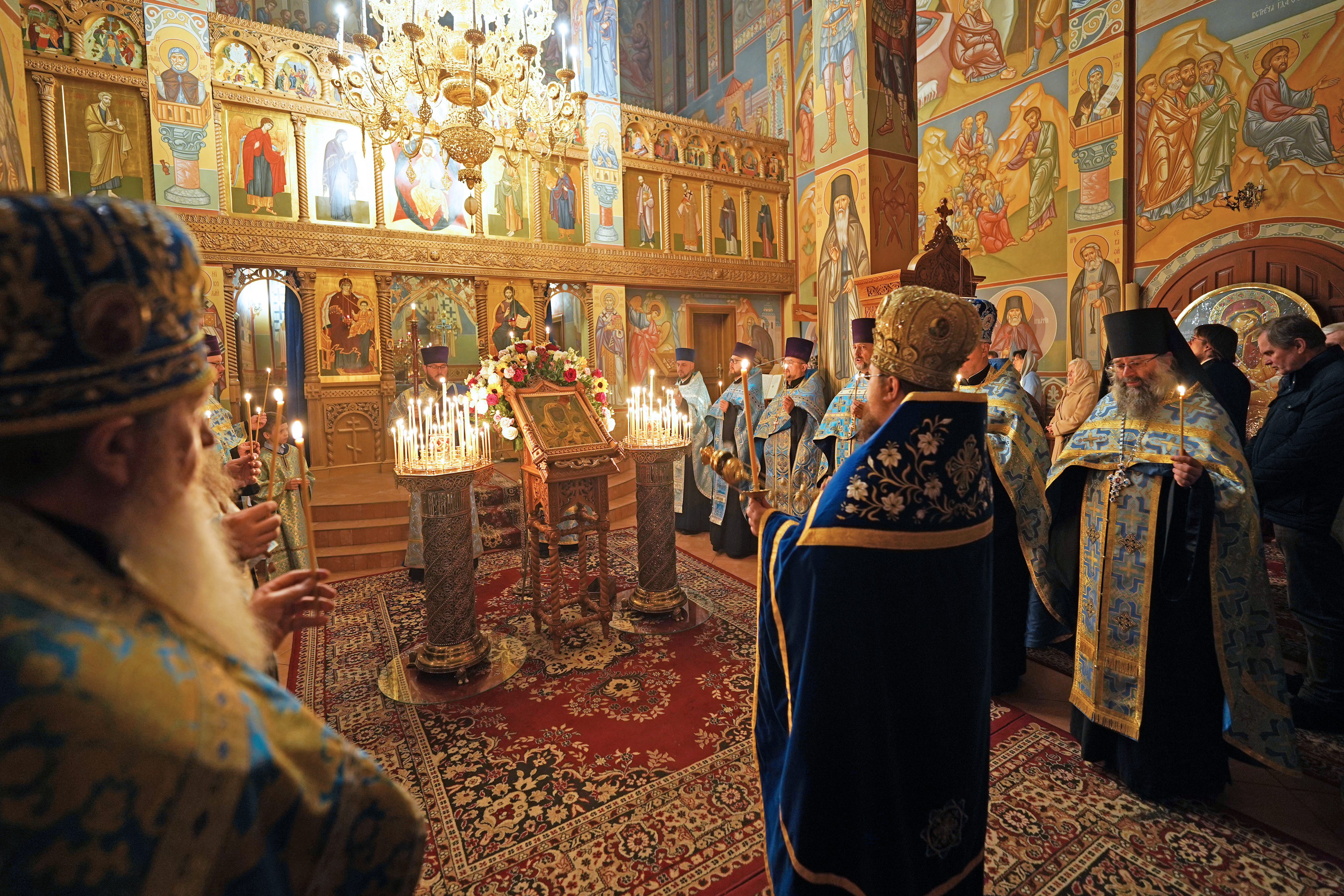 The All-Night Vigil of the feast of Krasnostocka Icon of the Mother of God in Zwierki Convent