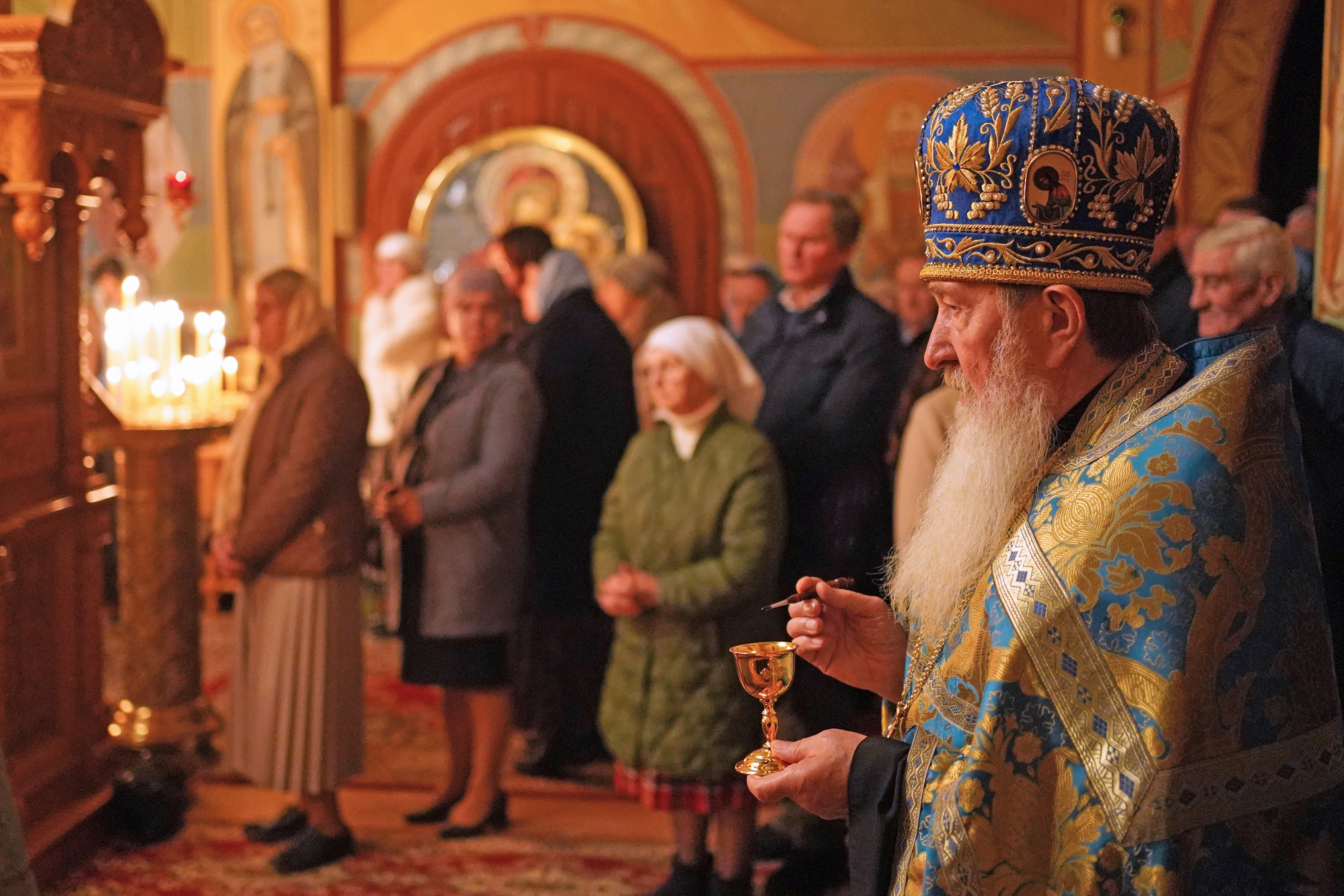 The All-Night Vigil of the feast of Krasnostocka Icon of the Mother of God in Zwierki Convent