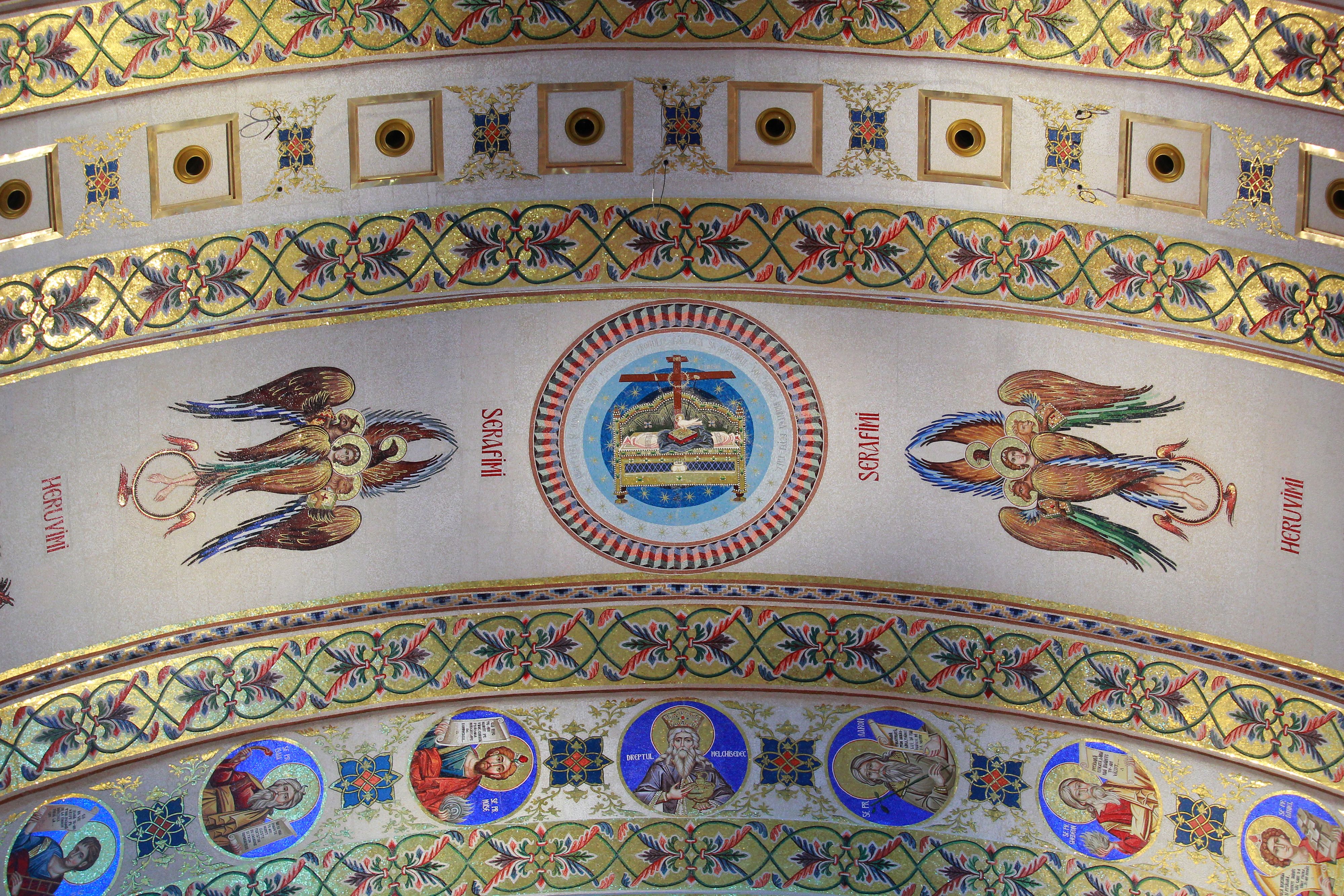 Mosaic fresco from Romania&#039s National Cathedral