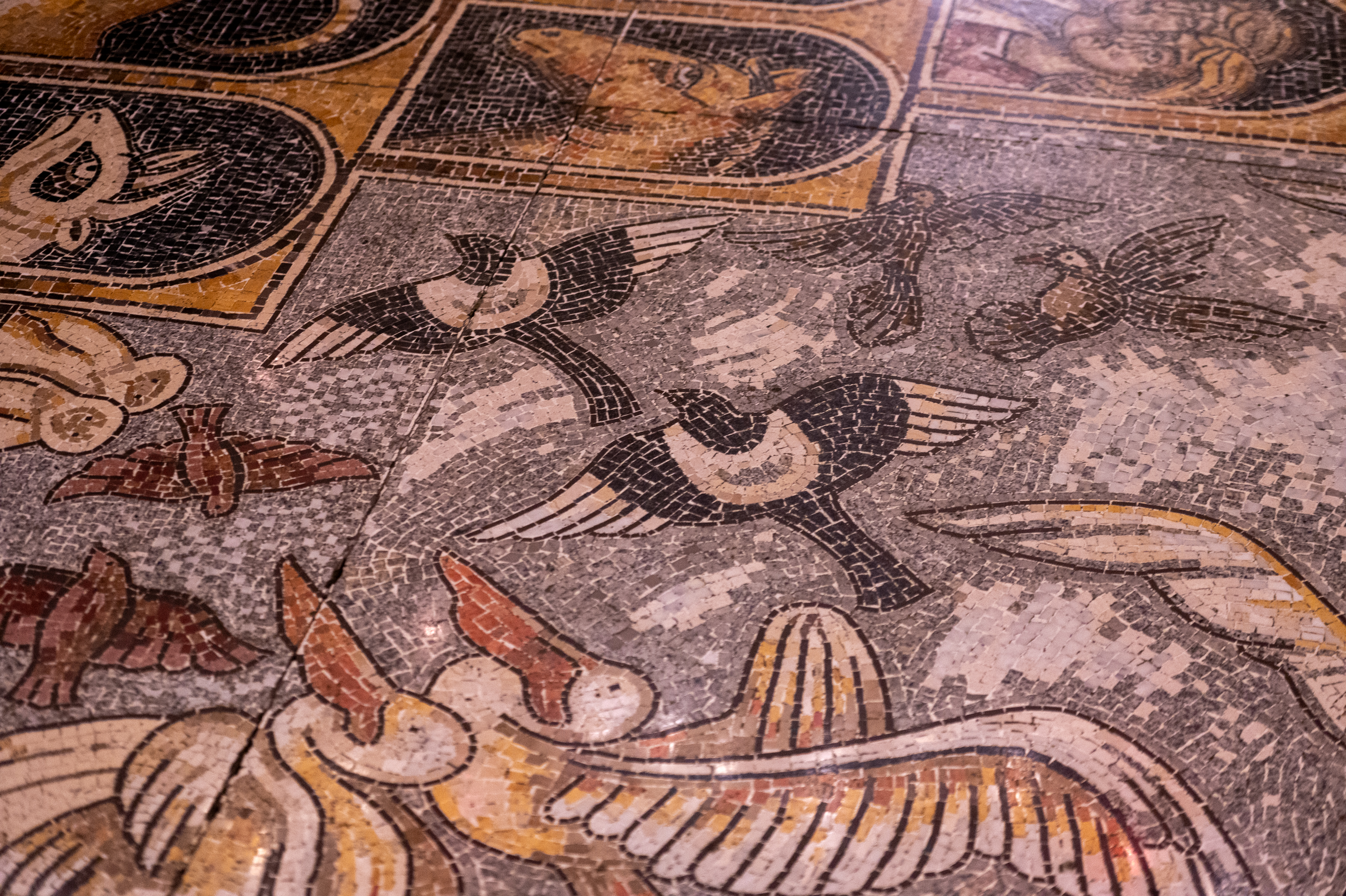 Mosaick at  the Ressurection of Christ Cathedral in Podgorica 