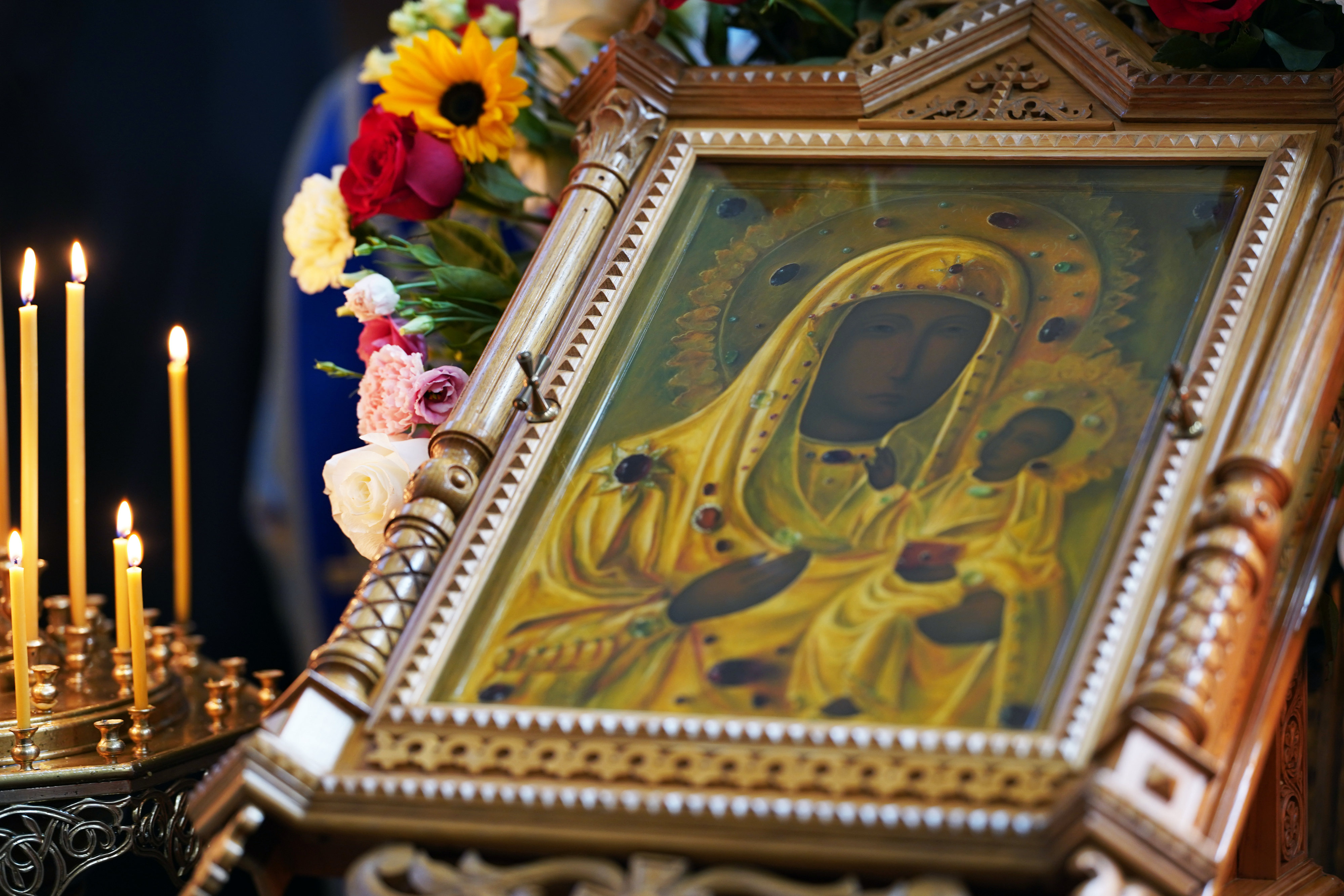 The Divine Liturgy of the feast of Krasnostocka Icon of the Mother of God in Zwierki Convent