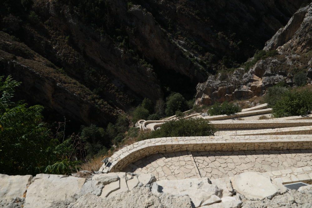 Road to Orthodox monastery Hamatoura, 2025