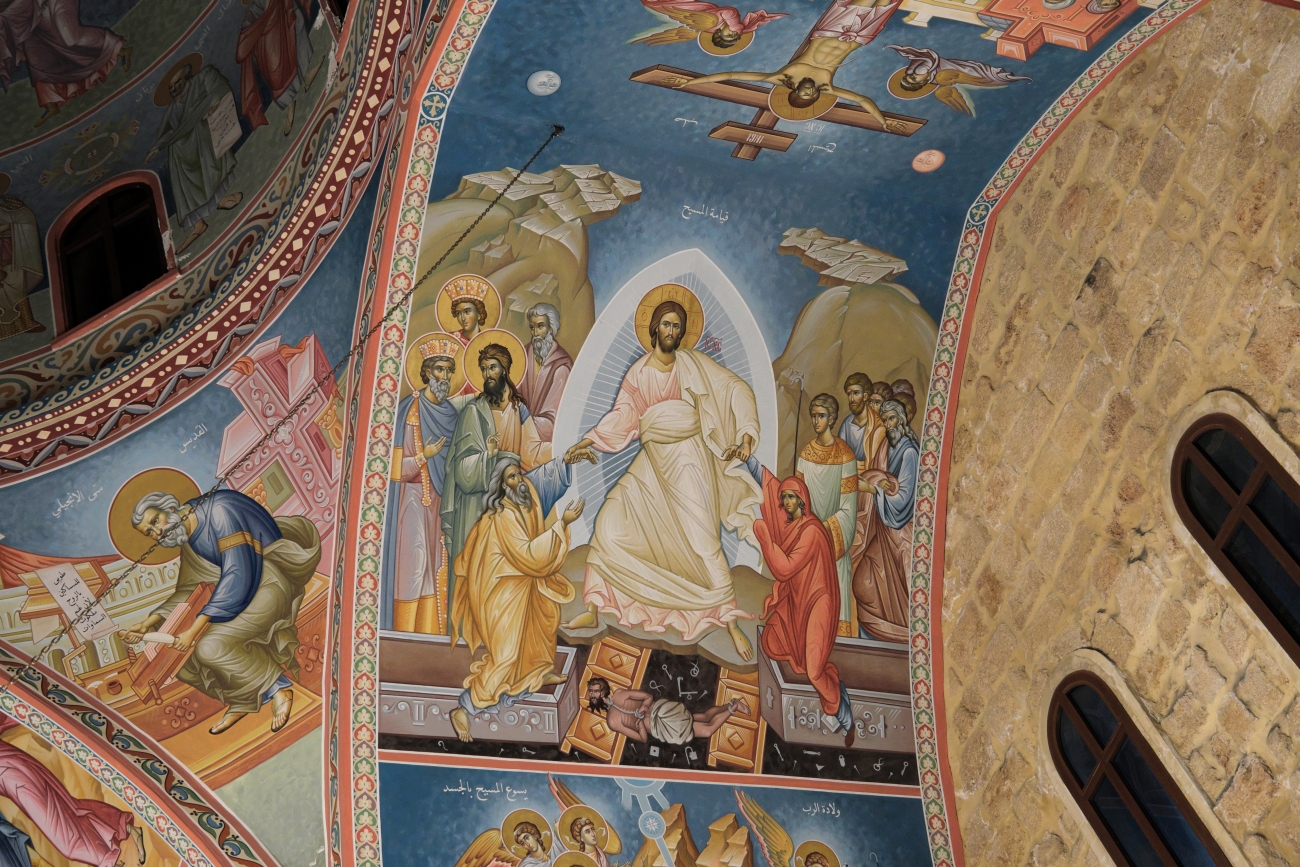 Zmartwychwstanie - fresk w Anfe 2025