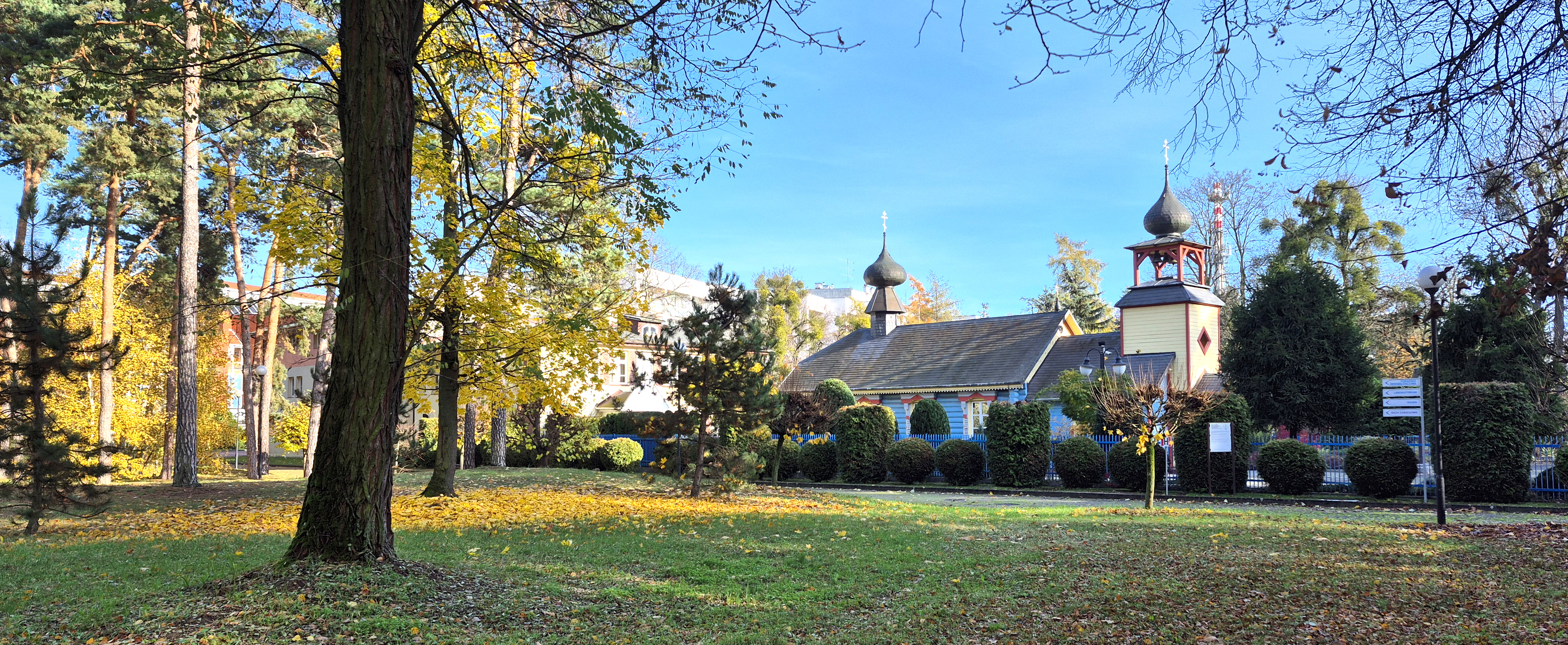 The Orthodox church in Ciechocinek