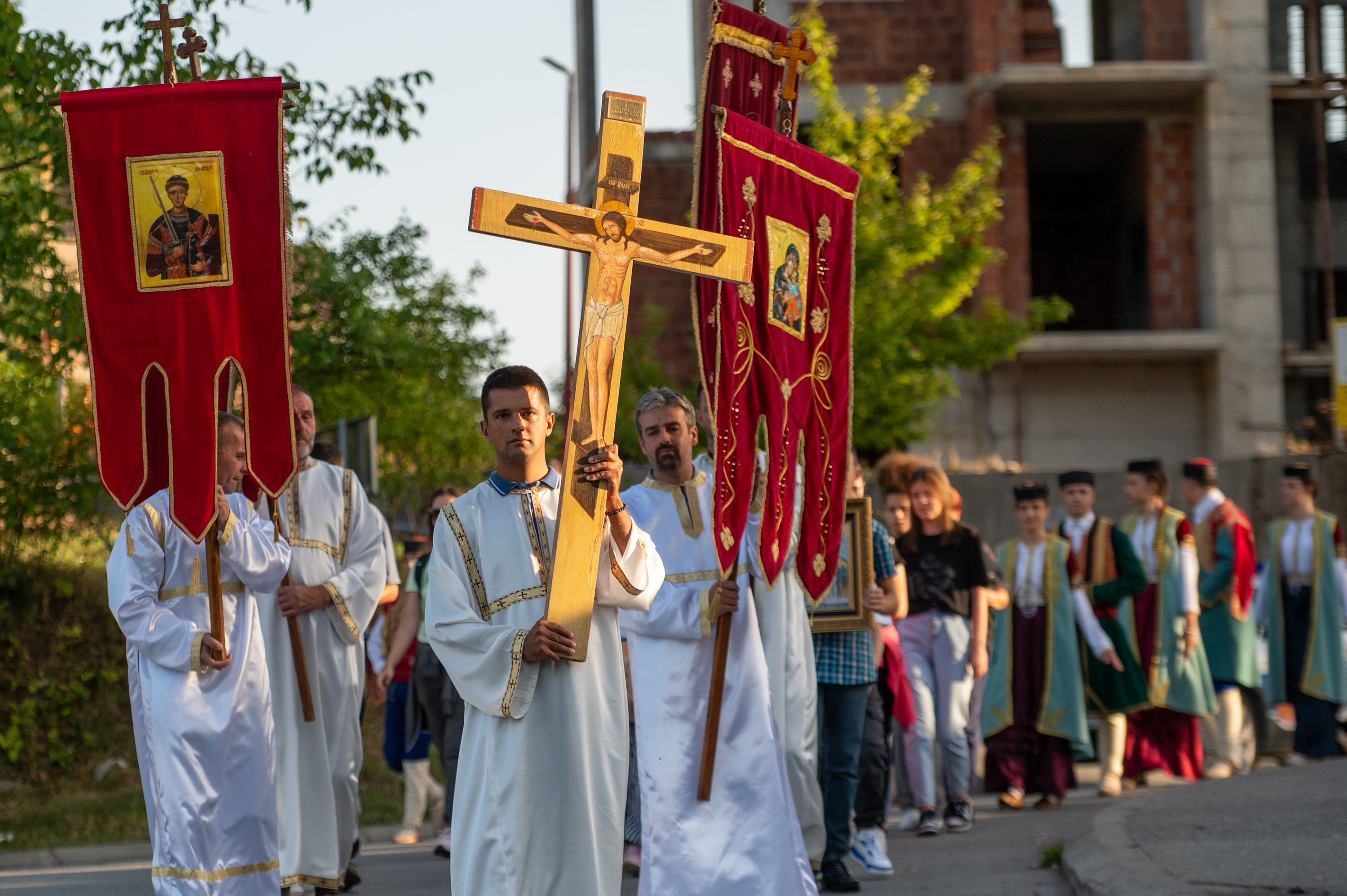 Solemn procession on Dormition feast in Kolašin