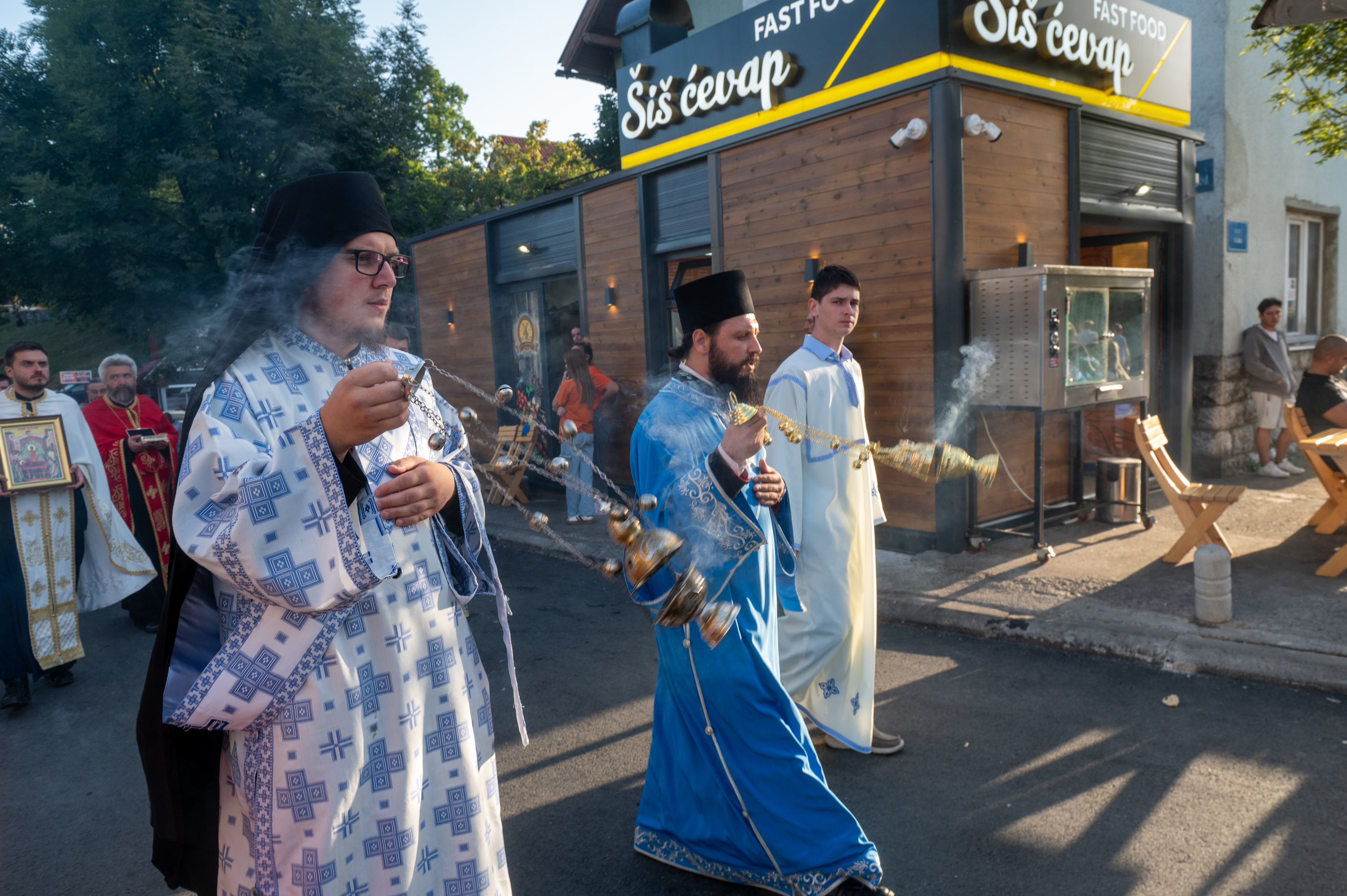 Solemn procession on Dormition feast in Kolašin