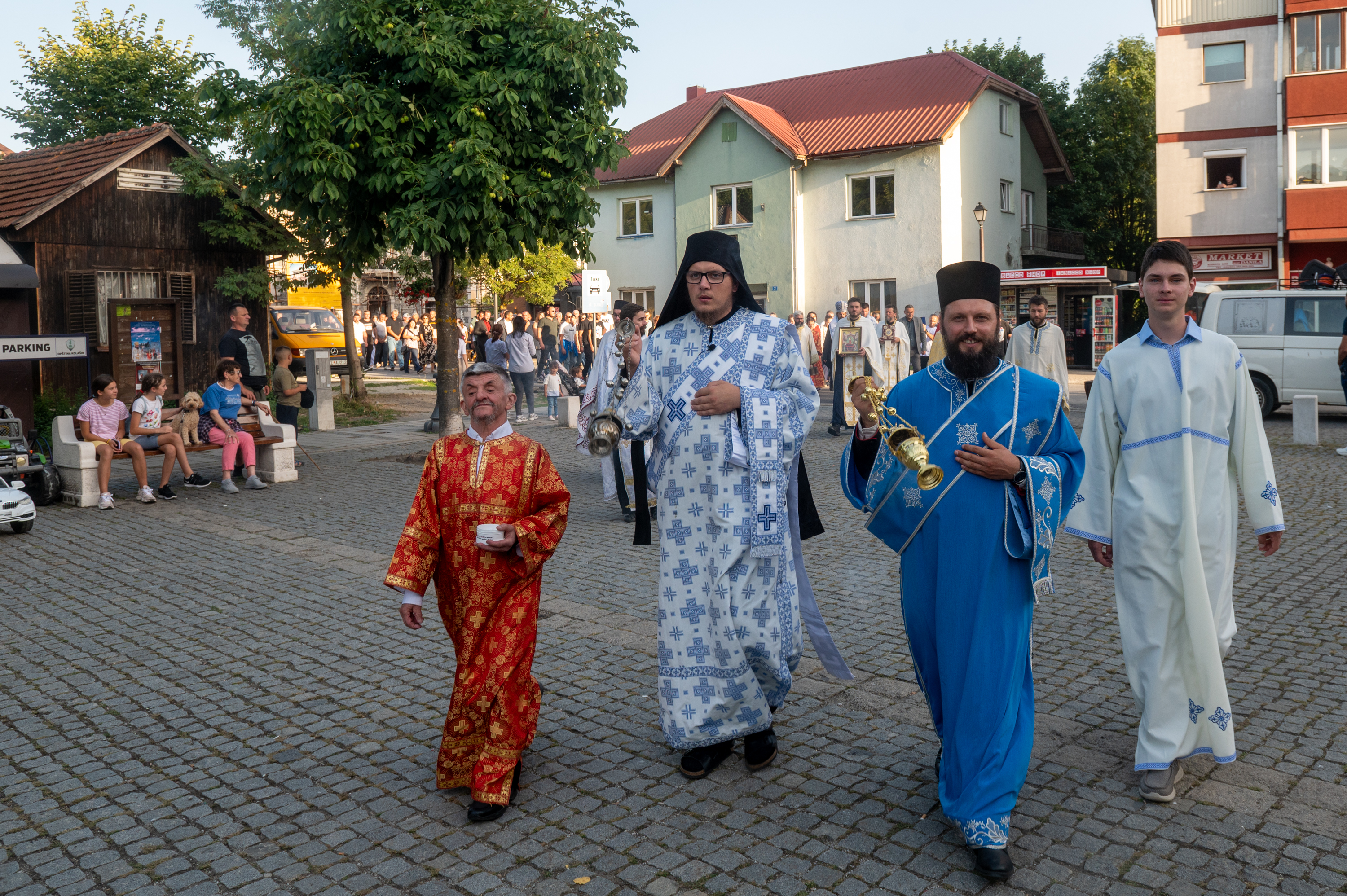 Solemn procession on Dormition feast in Kolašin