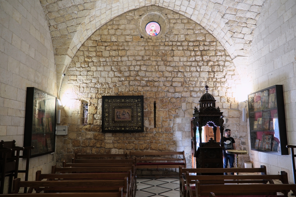 Interior of st. George church in Balamand, 2025