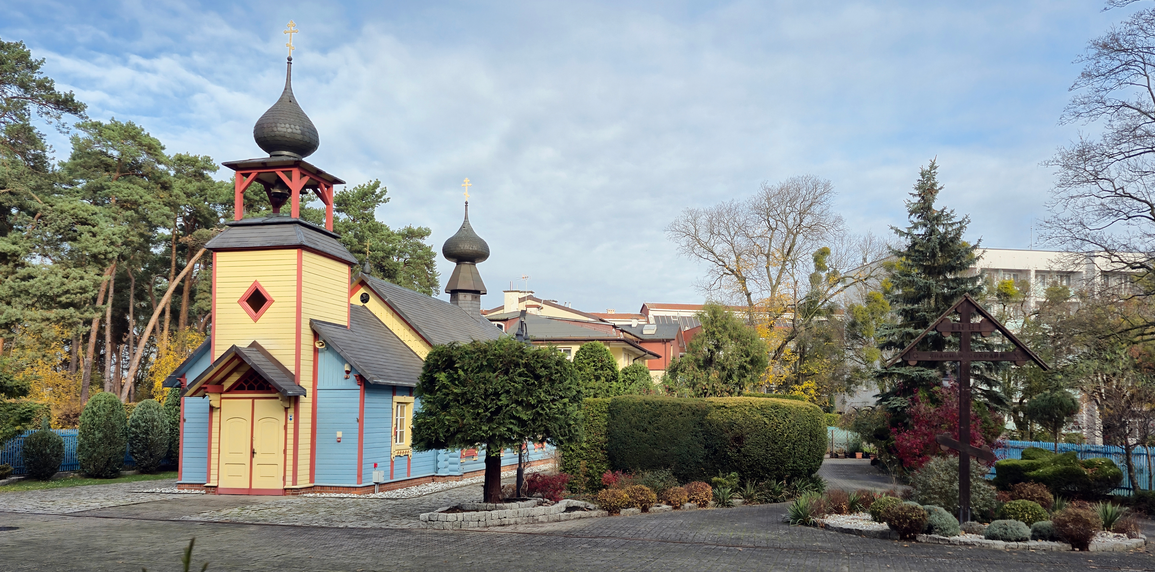 The Orthodox church in Ciechocinek