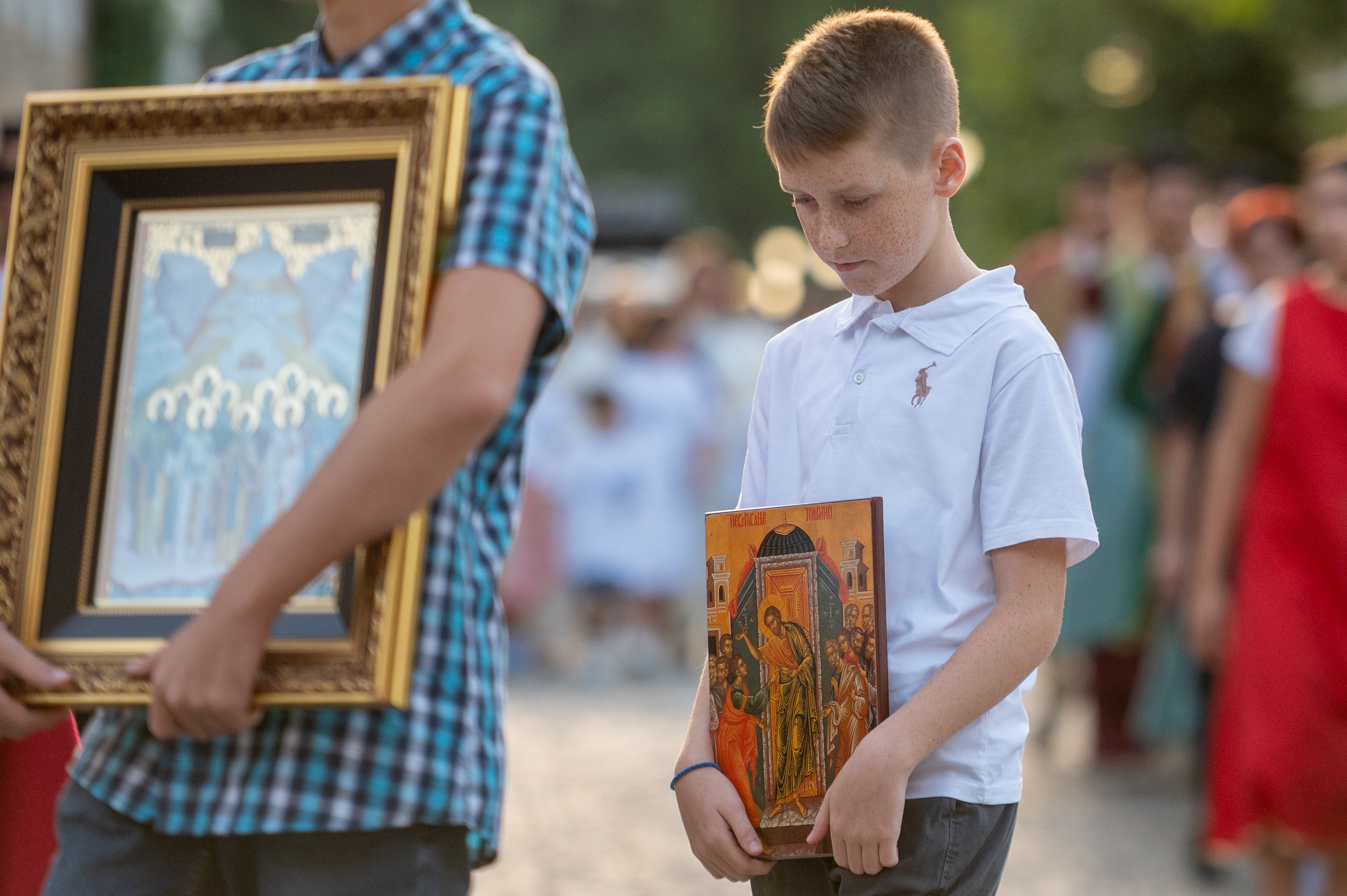 Solemn procession on Dormition feast in Kolašin
