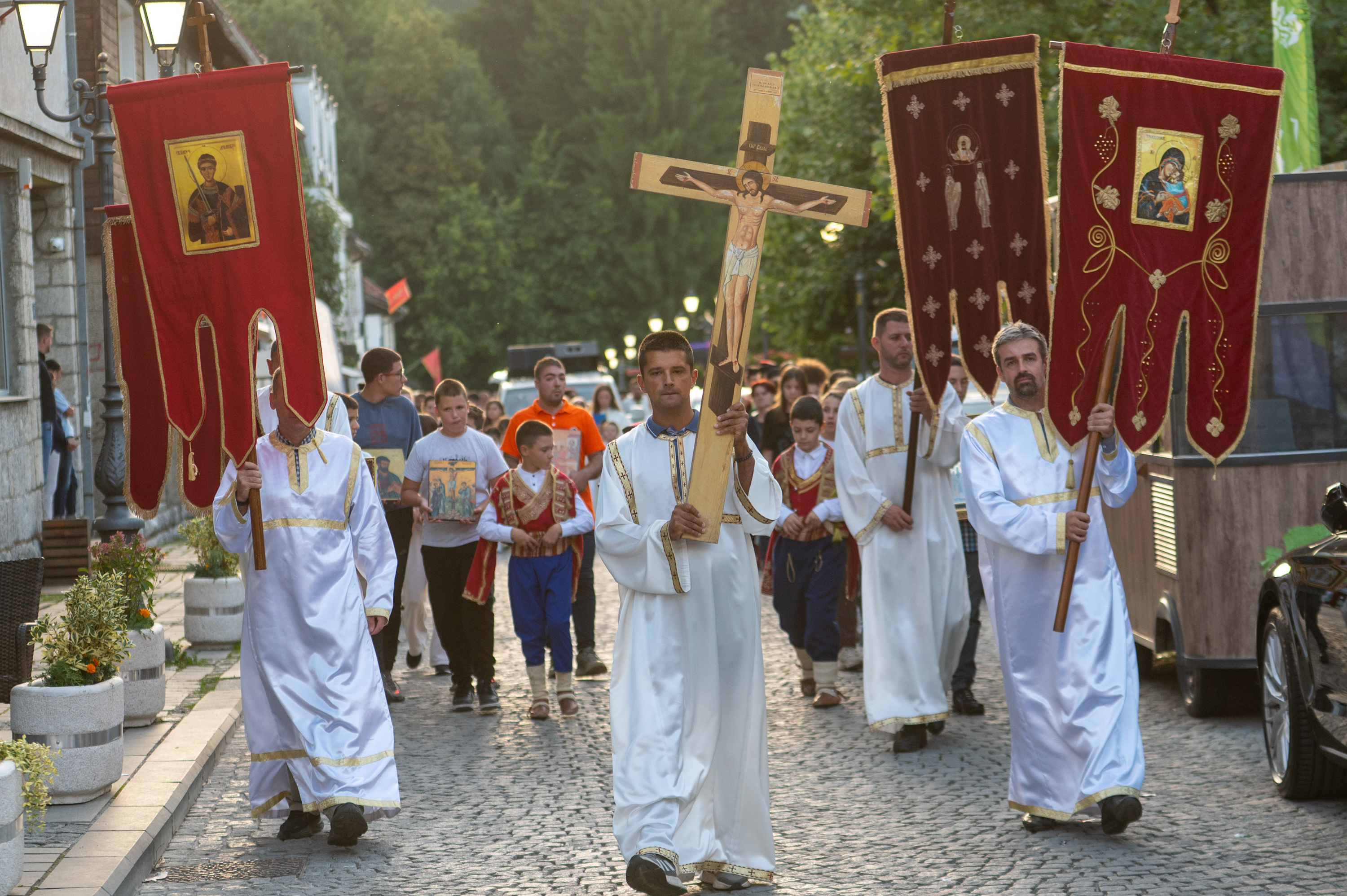 Solemn procession on Dormition feast in Kolašin