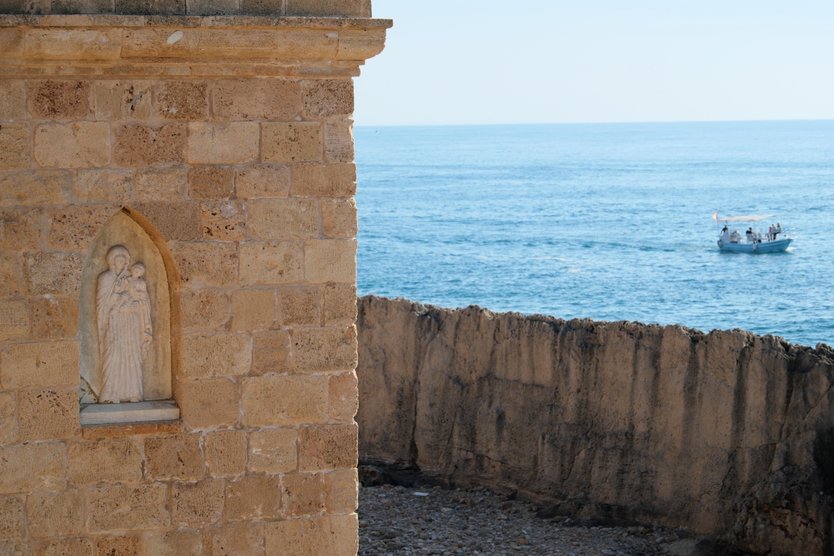 Fragment of the Orthodox church in Batroun and the Phoenician Wall, 2025