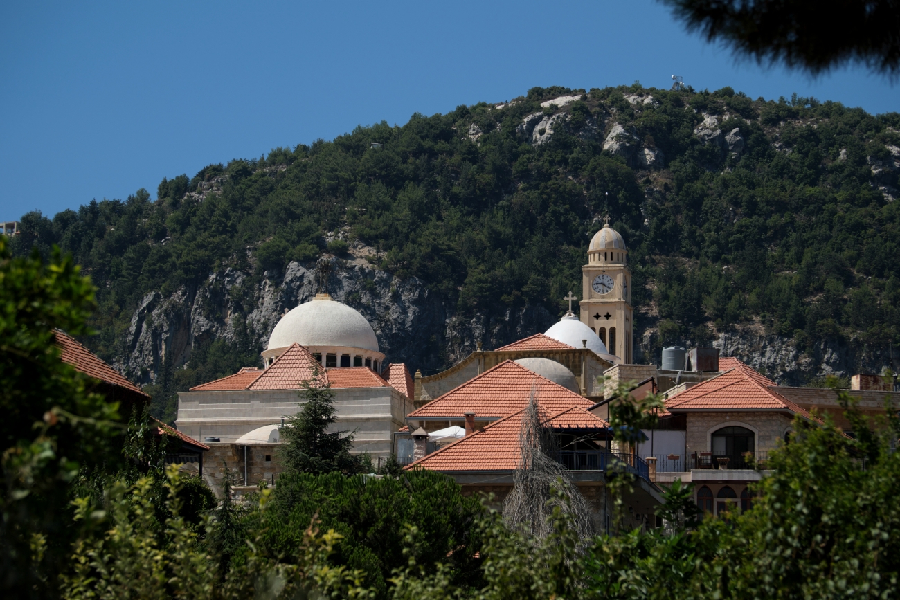 Sobór w Douma, spojrzenie z oddali, 2025